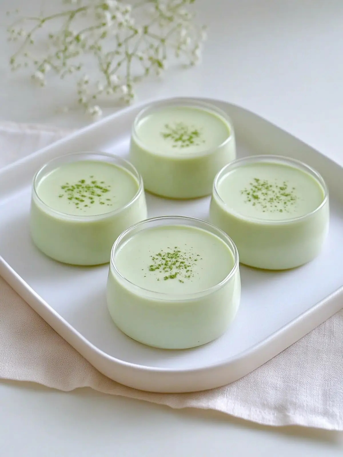 Delightfully Creamy Pandan Coconut Panna Cotta to Swoon Over 2 Pandan Coconut Panna Cotta