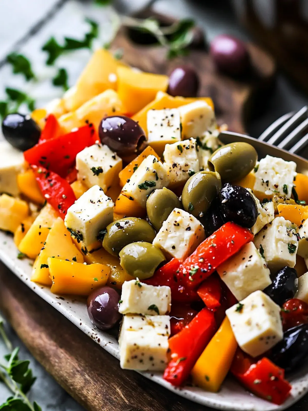 Zesty Marinated Cheese Peppers and Olives for Vibrant Snacking 4 Marinated Cheese Peppers and Olives