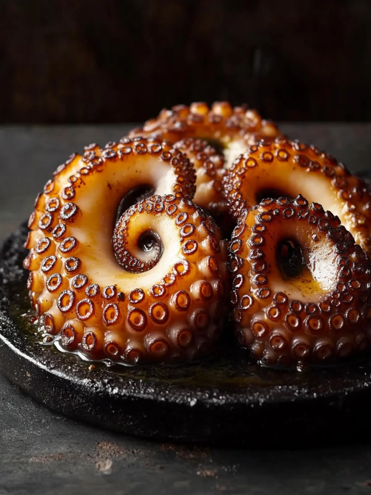 Savoring Grilled Octopus Coin with Smoky Paprika Bliss 3 Grilled Octopus Coin