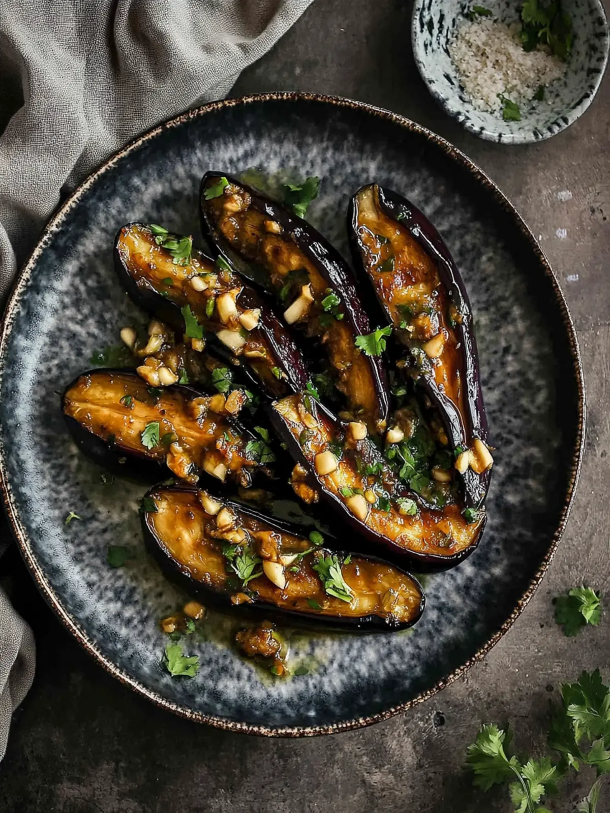 Savor Eggplant with Garlic Sauce for a Quick Flavor Boost 4 Eggplant with Garlic Sauce