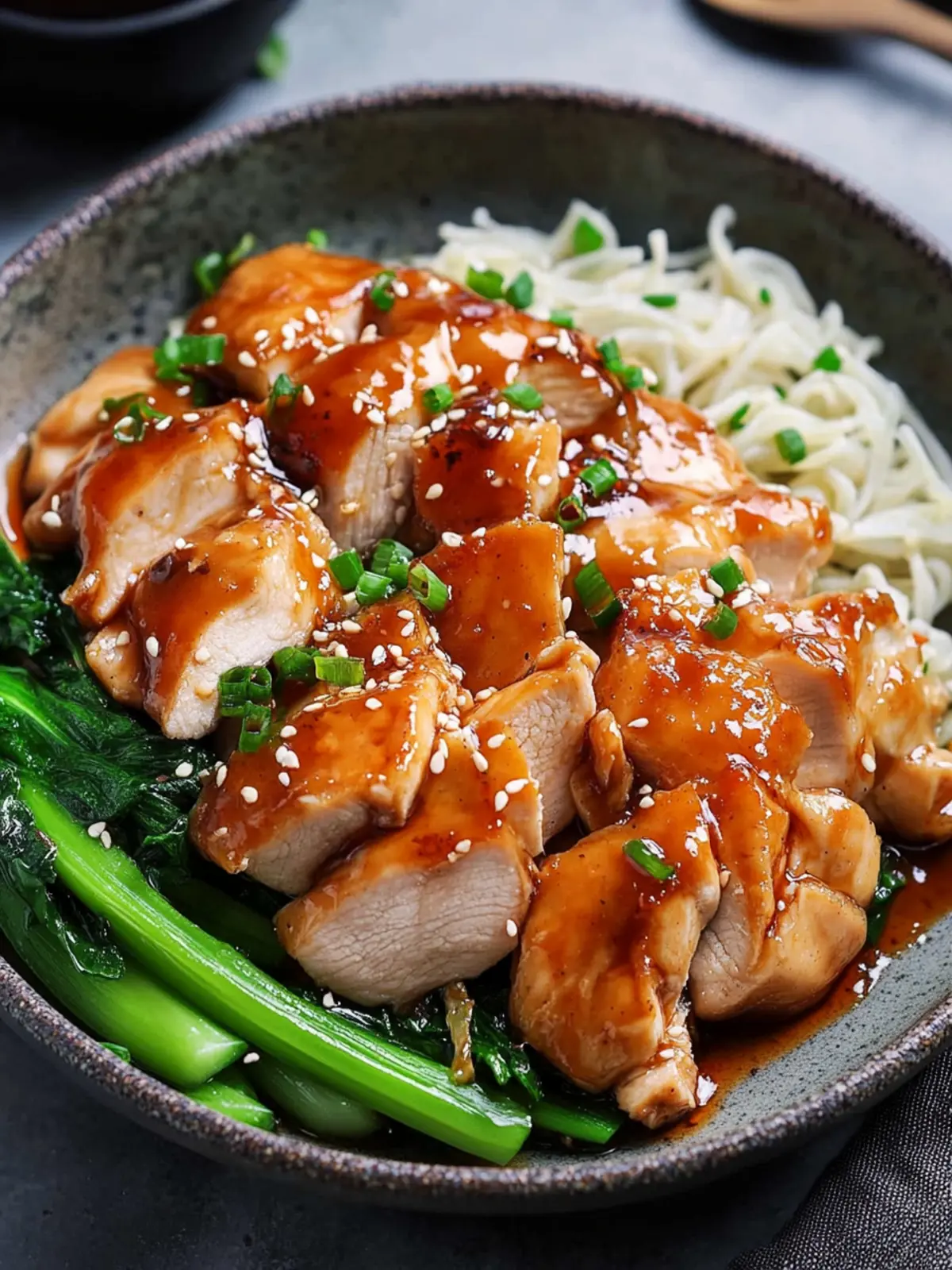 Delicious Ponzu Chicken with Sautéed Veggies and Rice 2 Ponzu Chicken