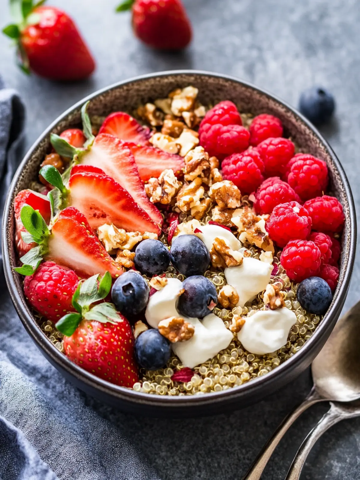 Delicious Strawberry Quinoa Breakfast Bowl for a Fresh Start 5 Strawberry Quinoa Breakfast Bowl
