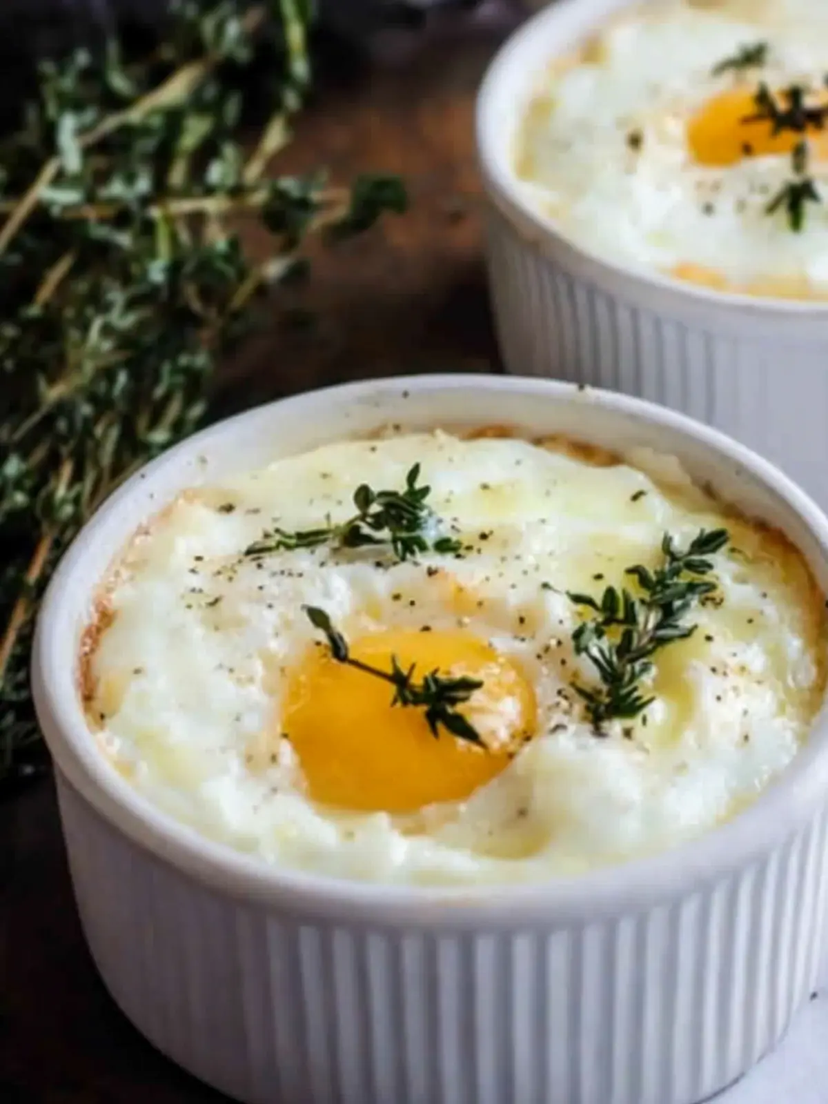 Delicious Baked Egg Ricotta Thyme Cups for a Cozy Brunch 3 Baked Egg Ricotta Thyme Cups