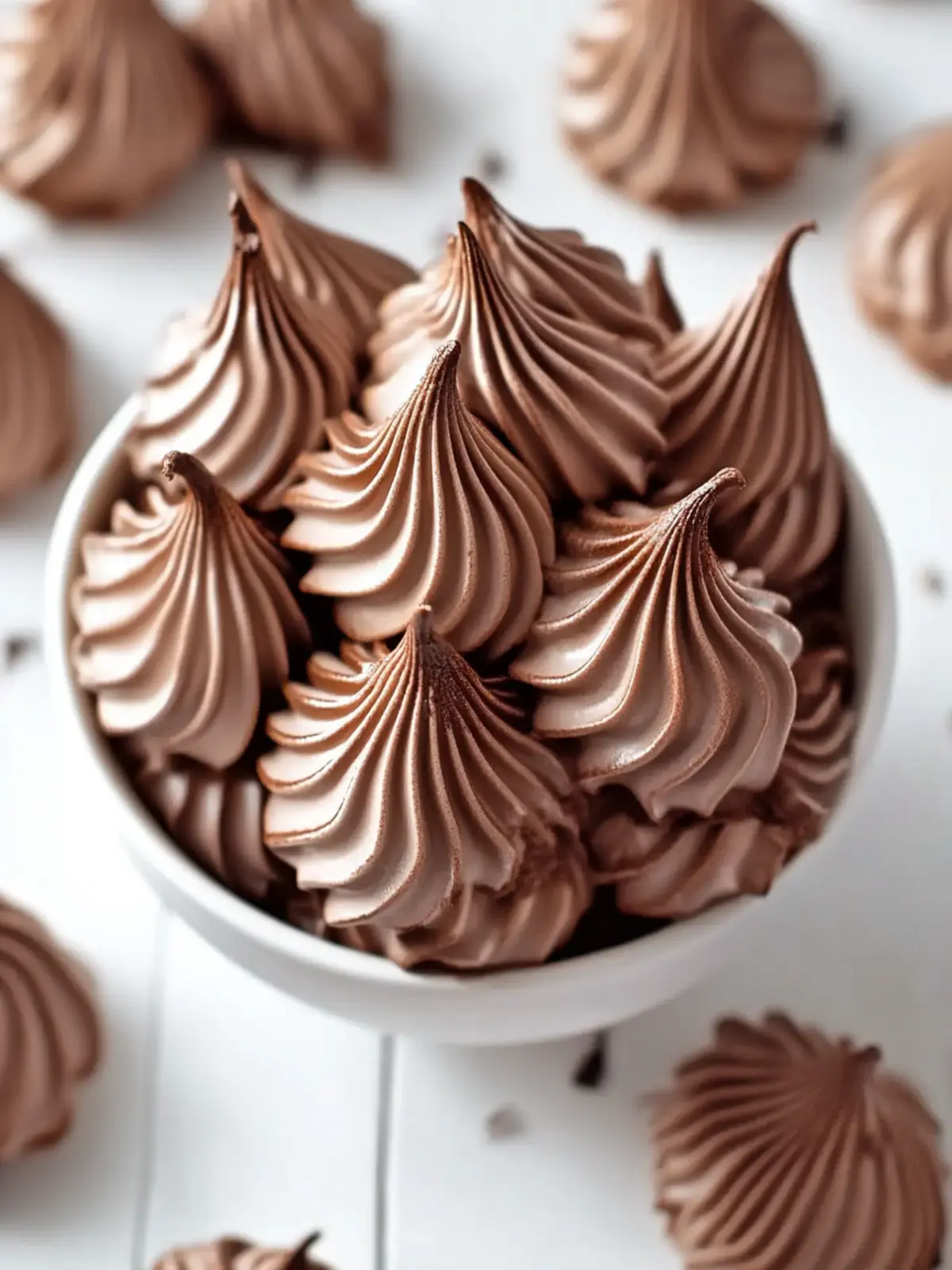 Delicious Chocolate Meringue Cookies in Just 5 Minutes 4 Chocolate Meringue Cookies