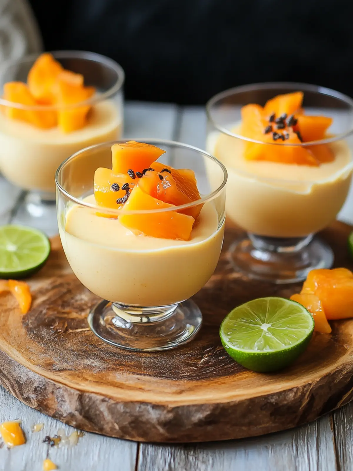 Delicious Papaya Lime Mousse Cups for Refreshing Delight 4 Papaya Lime Mousse Cups