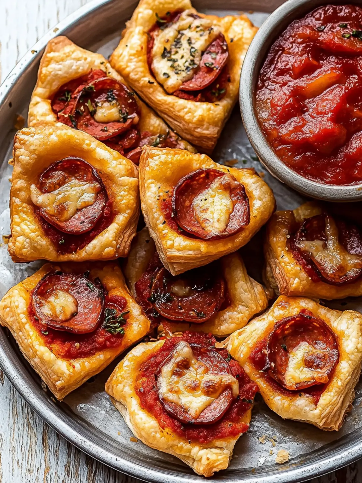 Savory Puff Pastry Pizza Bites for Easy Gourmet Snacking 5 Puff Pastry Pizza Bites