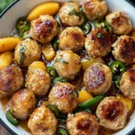 Jalapeño Peach Chicken Meatballs for a Flavorful Twist 2 Jalapeño Peach Chicken Meatballs