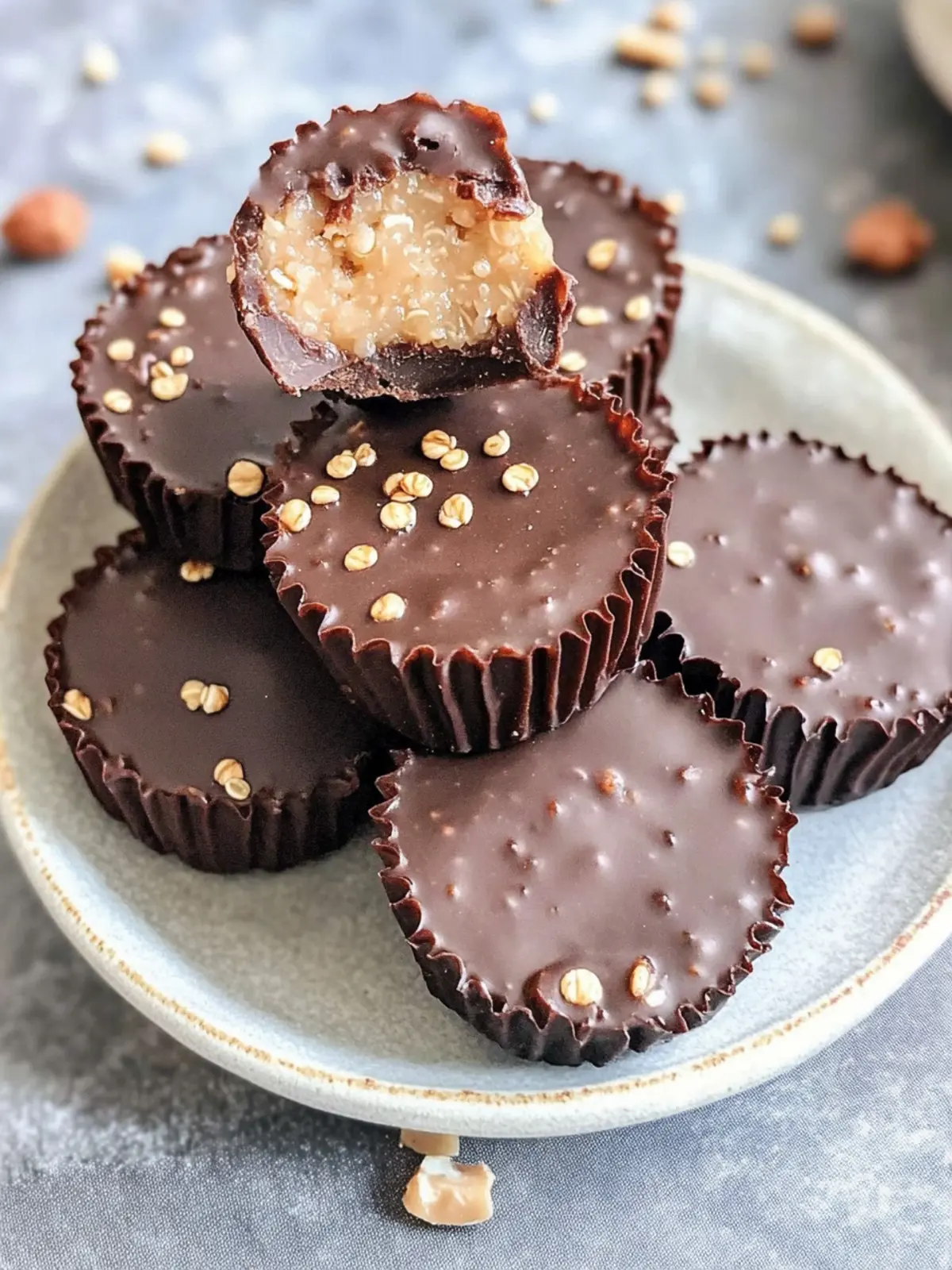 Decadent Quinoa Crunch Peanut Butter Cups You’ll Love 2 Quinoa Crunch Peanut Butter Cups