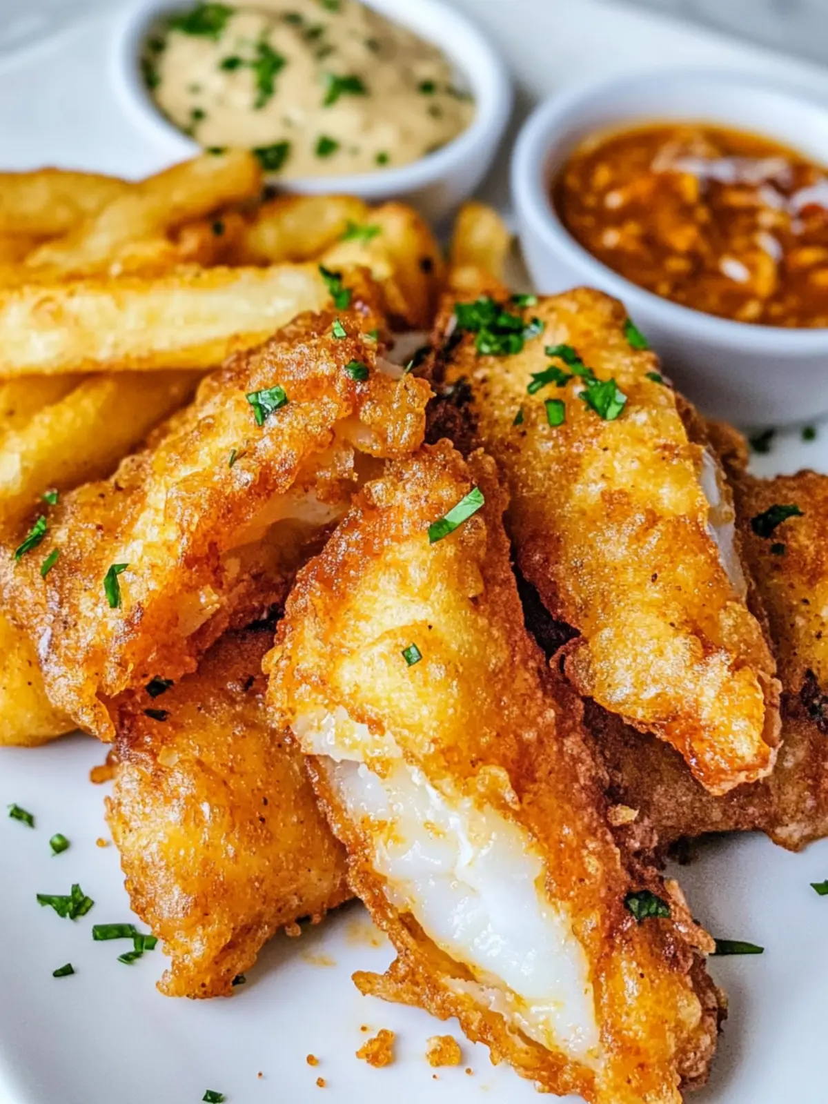 Cajun Tempura Fish & Chips: A Flavor-Packed Twist 2 Cajun Tempura Fish & Chips