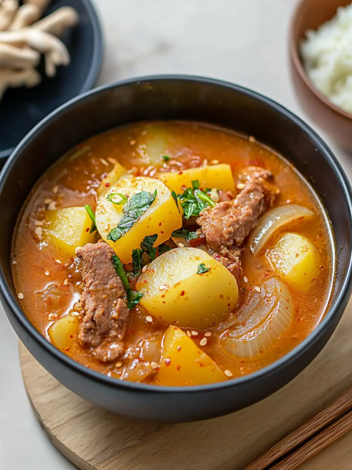 Savory Korean Potato and Spam Stew for Cozy Weeknight Dinners 5 Korean Potato and Spam Stew