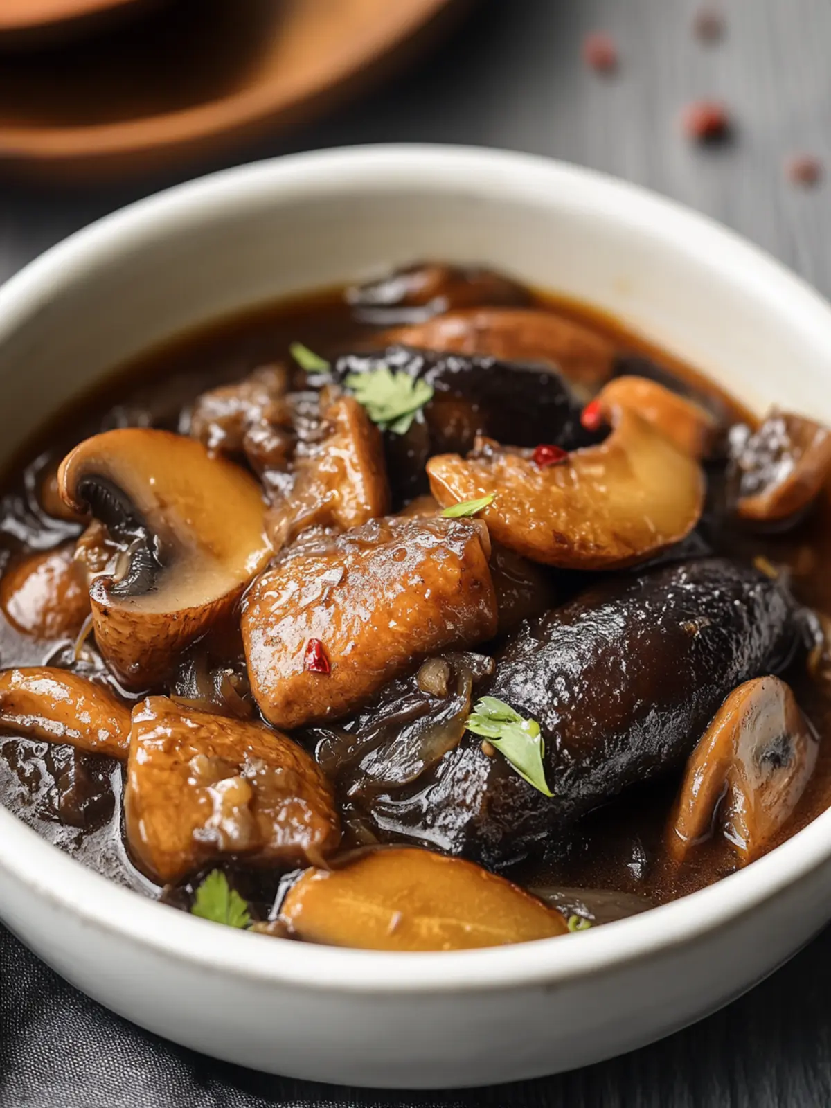 Braised Sea Cucumber with Mushrooms for Comforting Flavor 4 Braised Sea Cucumber with Mushrooms