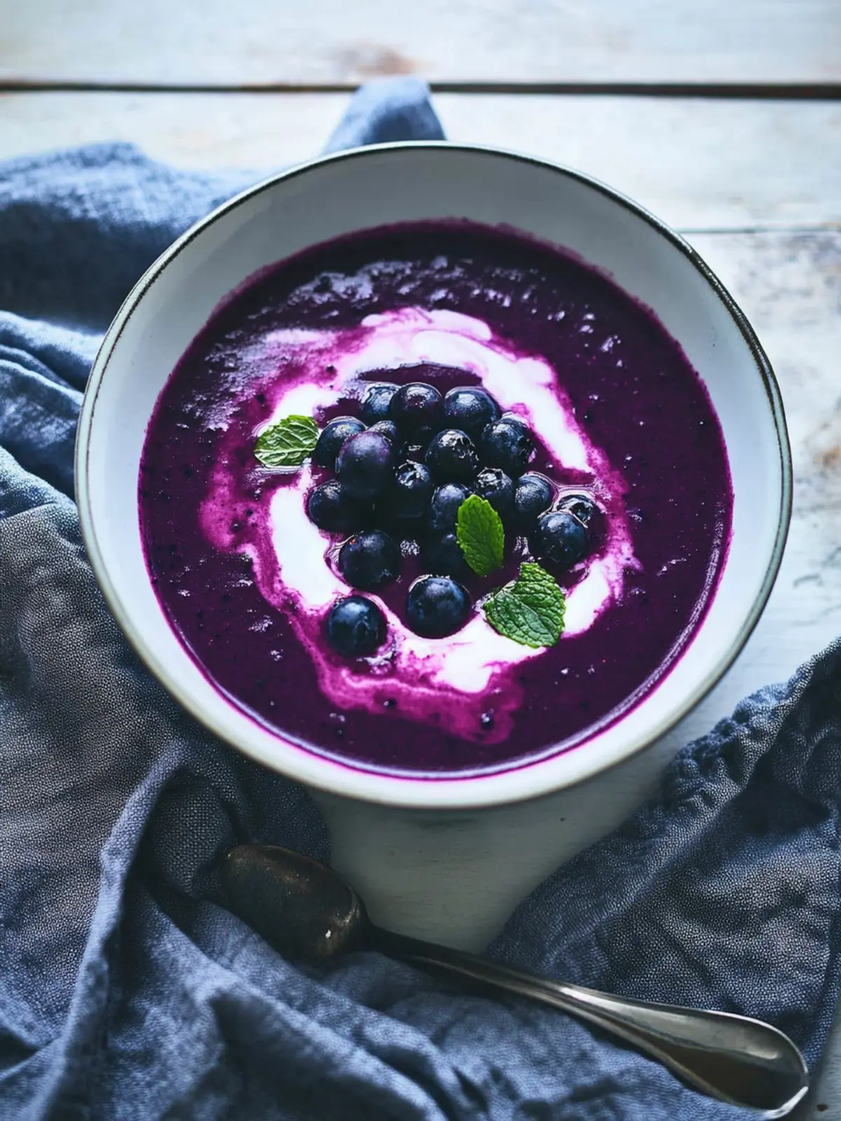 Refreshing Chilled Swedish Blueberry Soup for Summer Bliss 3 Chilled Swedish Blueberry Soup