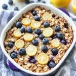 Delicious Lemon Blueberry Baked Oatmeal You'll Crave Daily 3 Lemon Blueberry Baked Oatmeal