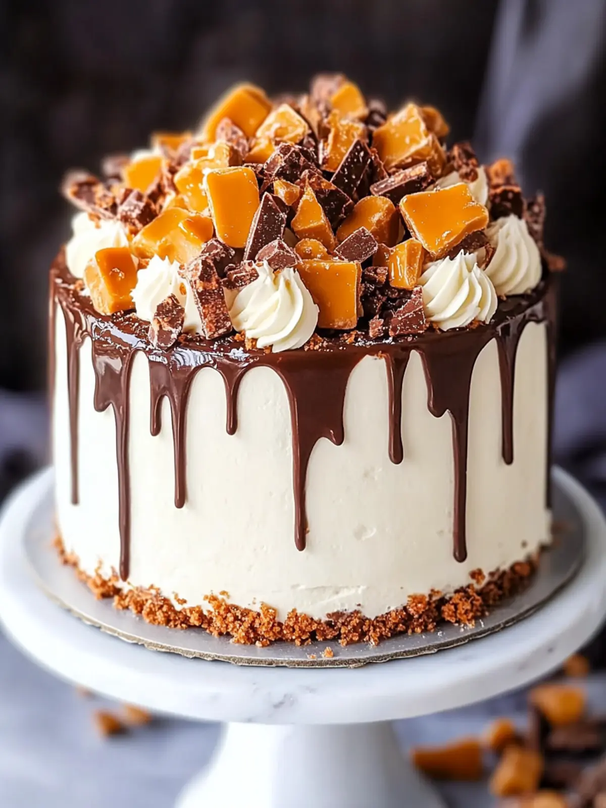 Indulge in Decadence with Butterfinger Bomb Cake Delight 4 Butterfinger Bomb Cake