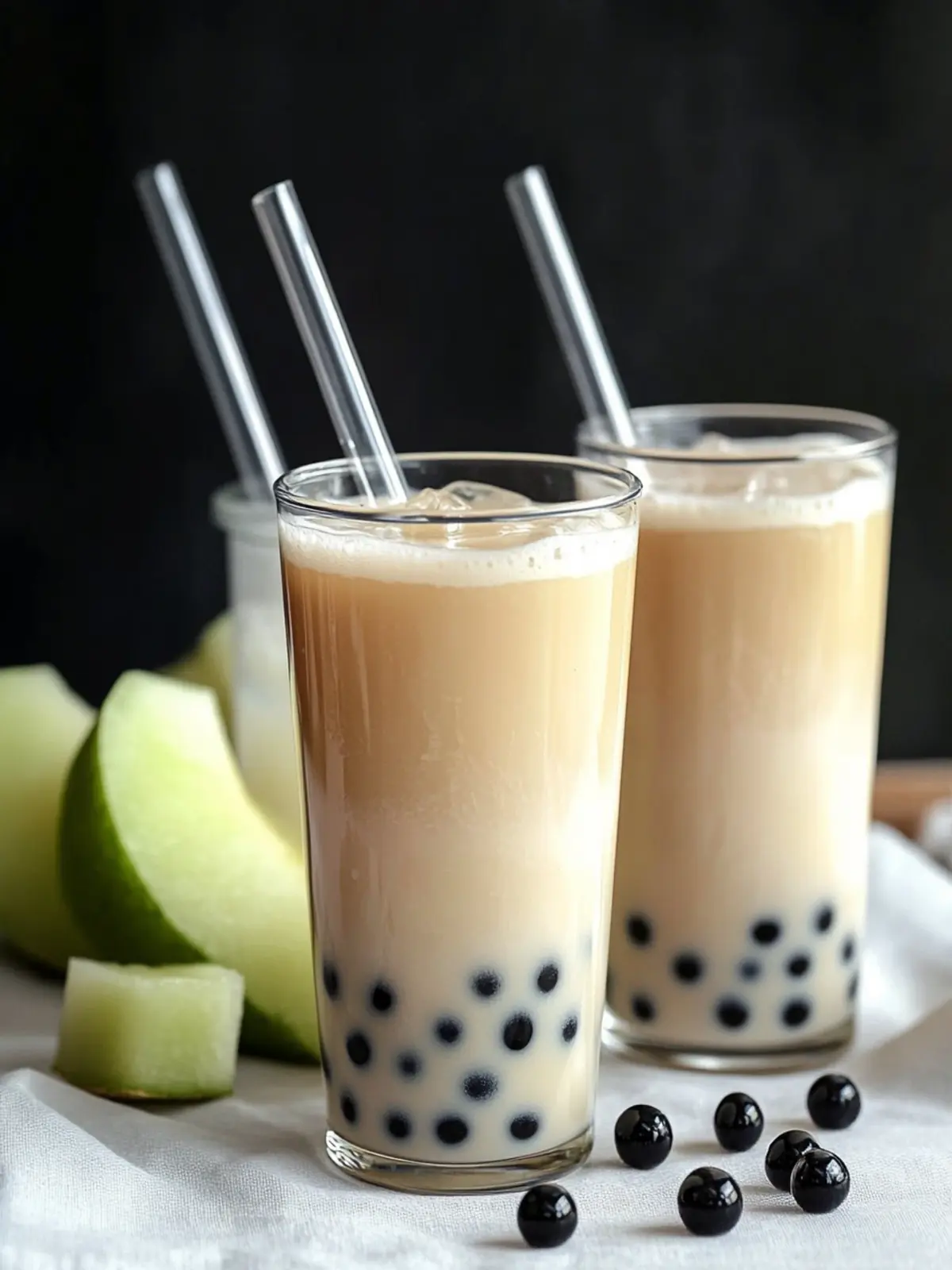 Refreshing Honeydew Milk Tea with Boba for Summer Bliss 4 Honeydew Milk Tea with Boba
