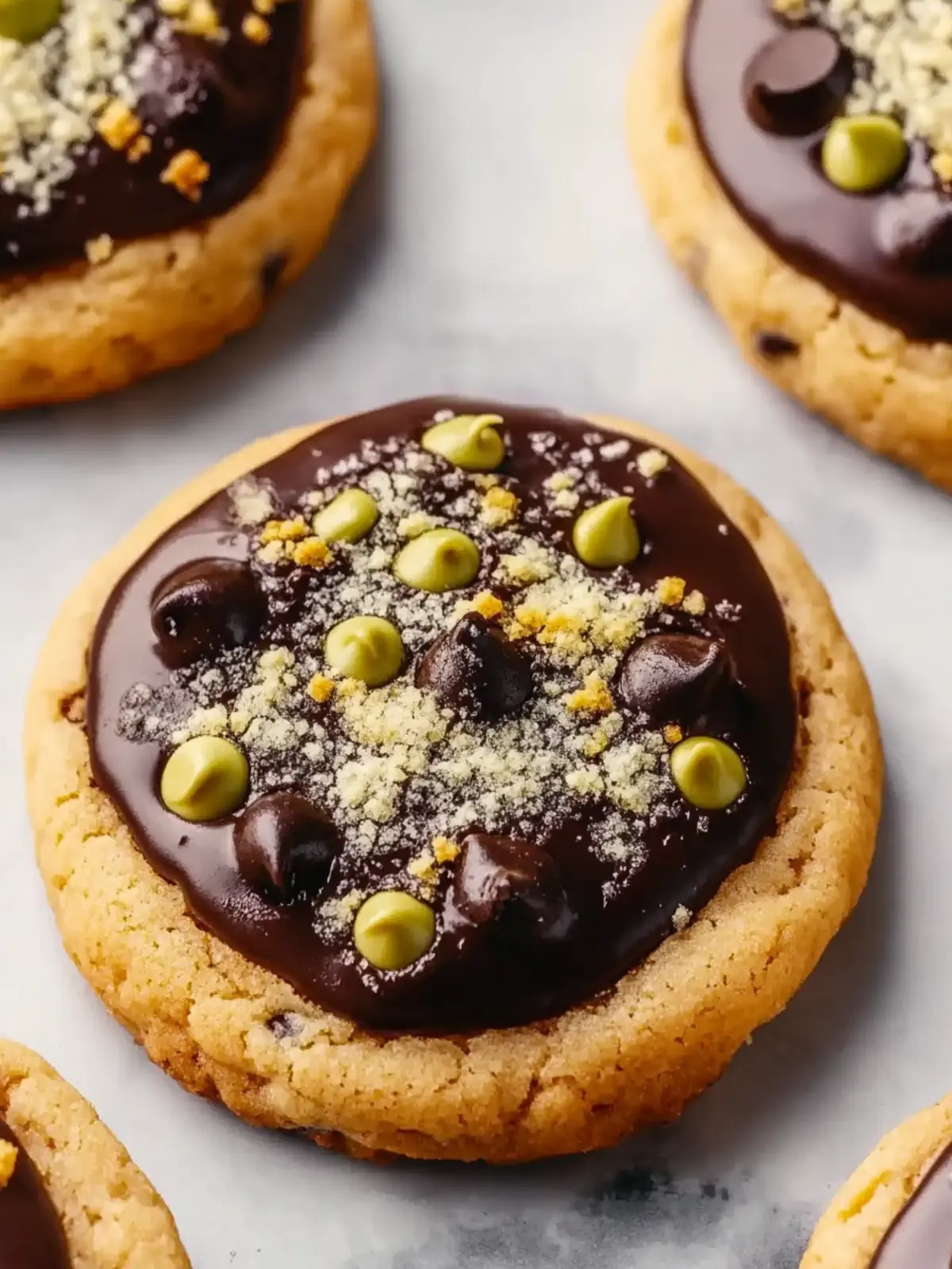 Dubai Chocolate Chip Cookies with Pistachio Bliss 4 Dubai Chocolate Chip Cookies