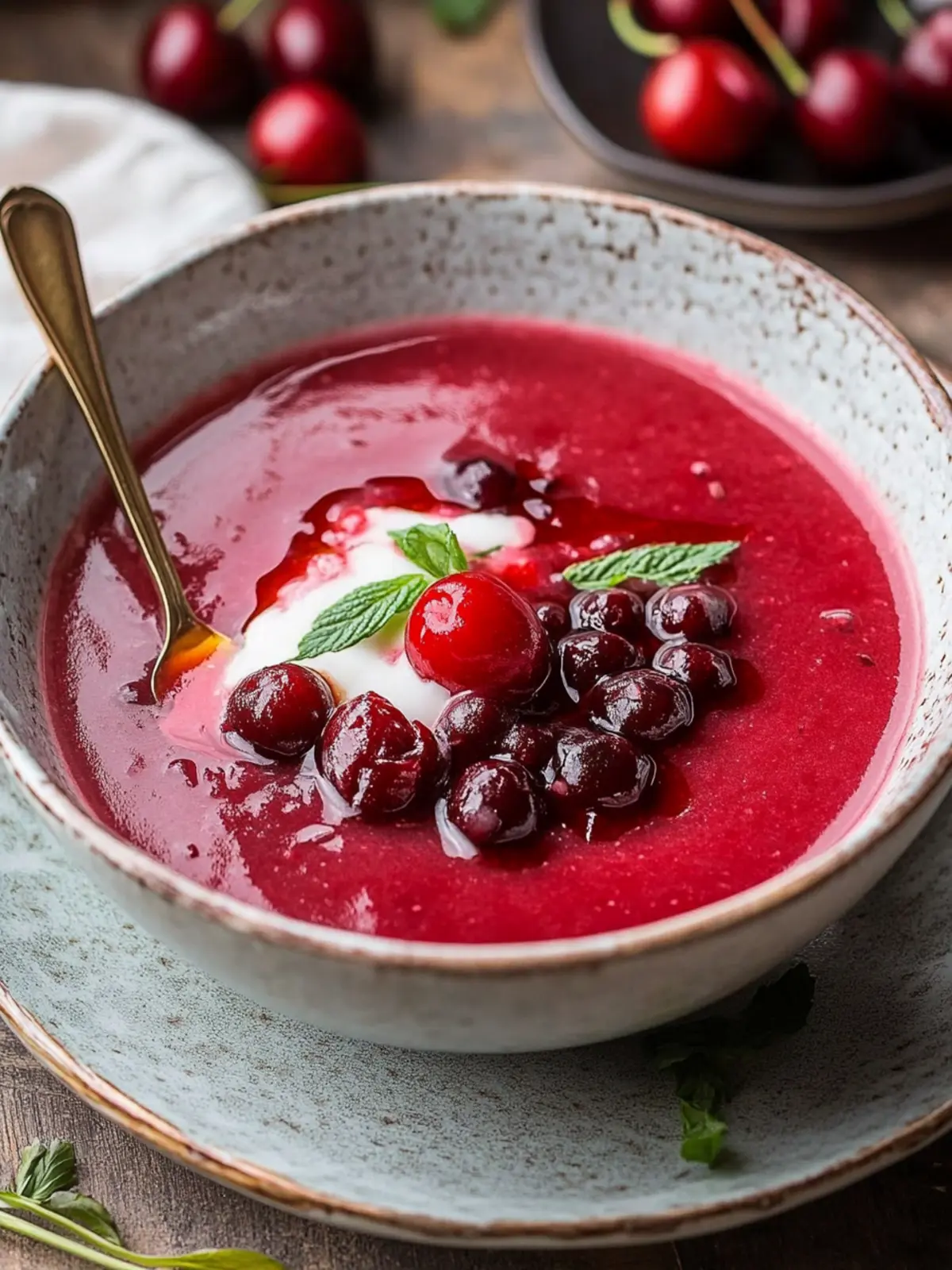 Delight in Hungarian Cold Cherry Soup for a Refreshing Treat 4 Hungarian Cold Cherry Soup
