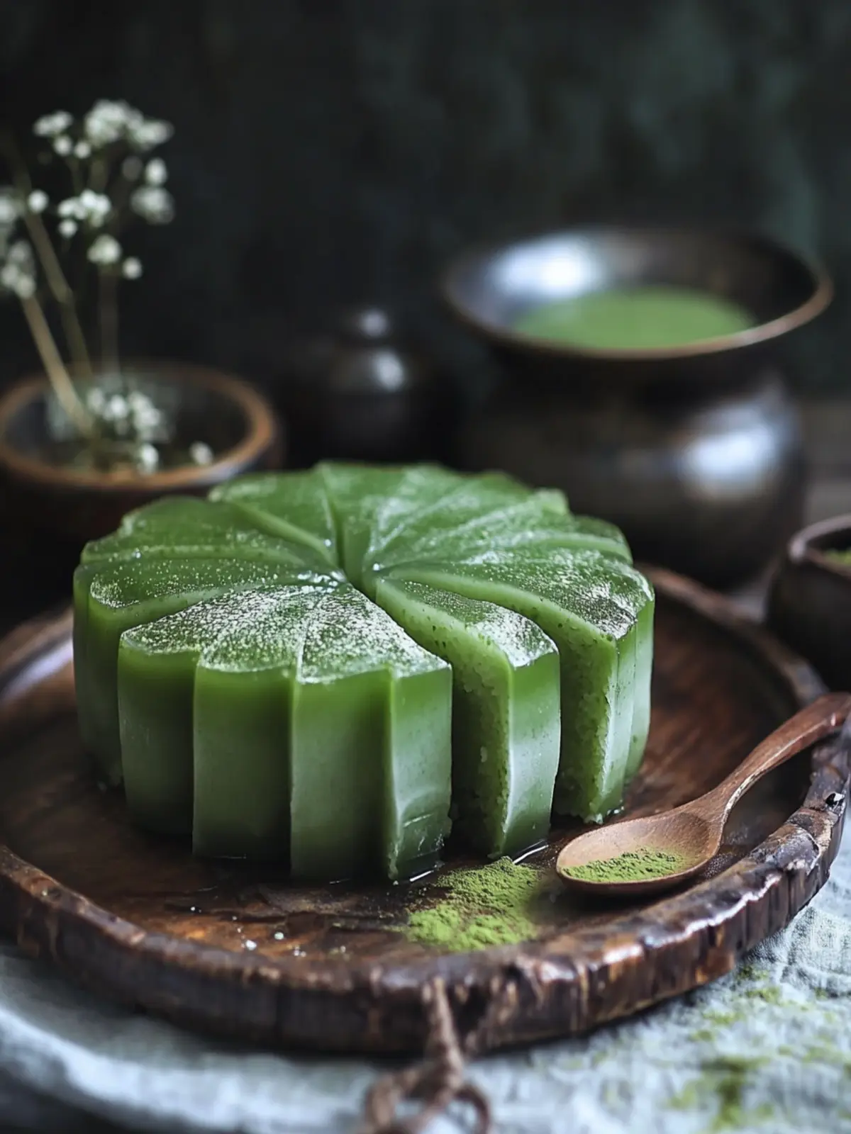 Delicious Matcha Nian Gao for an Authentic Homemade Treat 3 Matcha Nian Gao