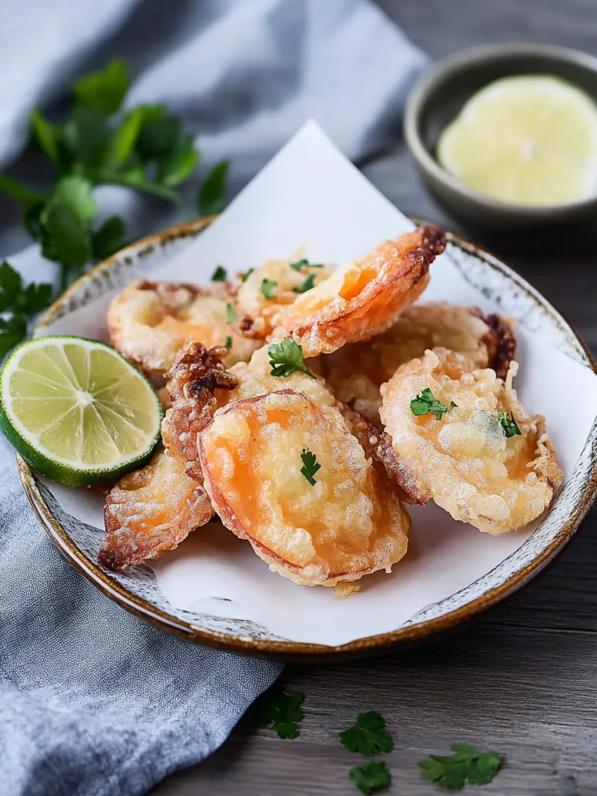 Crispy Sweet Potato Tempura: Irresistibly Delicious Snack! 2 Sweet Potato Tempura