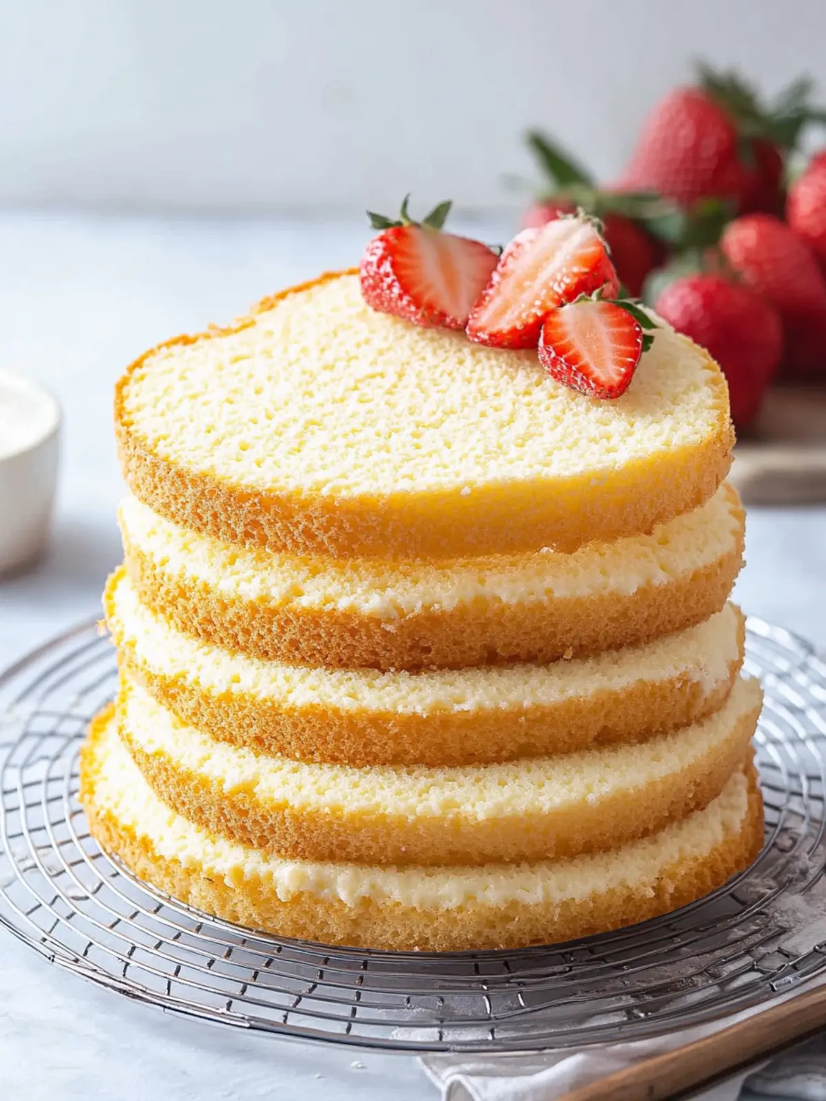 Deliciously Light Genoise Sponge for Your Dream Desserts 3 Genoise Sponge