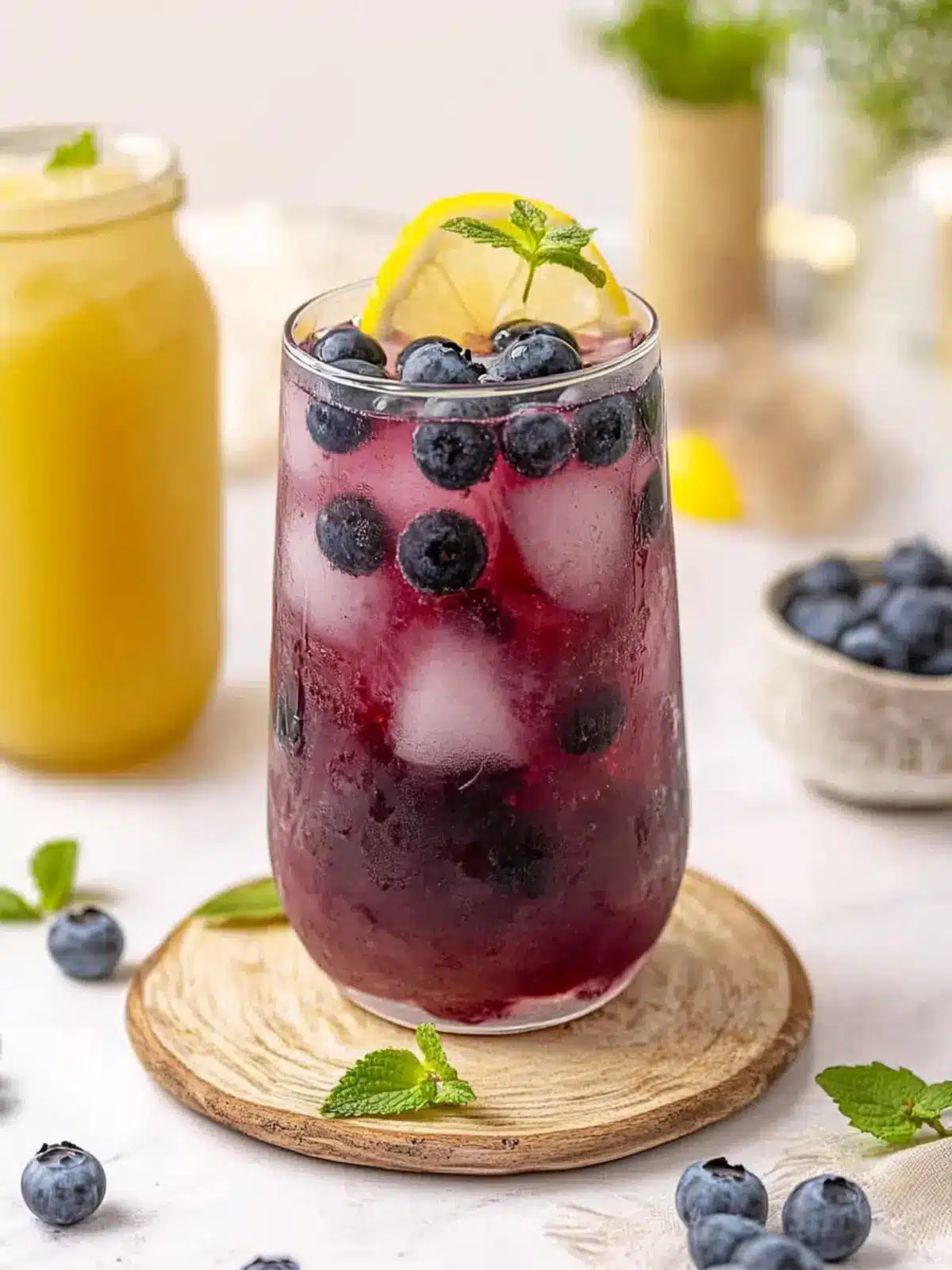 Refreshing Blueberry Tea Lemonade to Brighten Your Day 4 Blueberry Tea Lemonade
