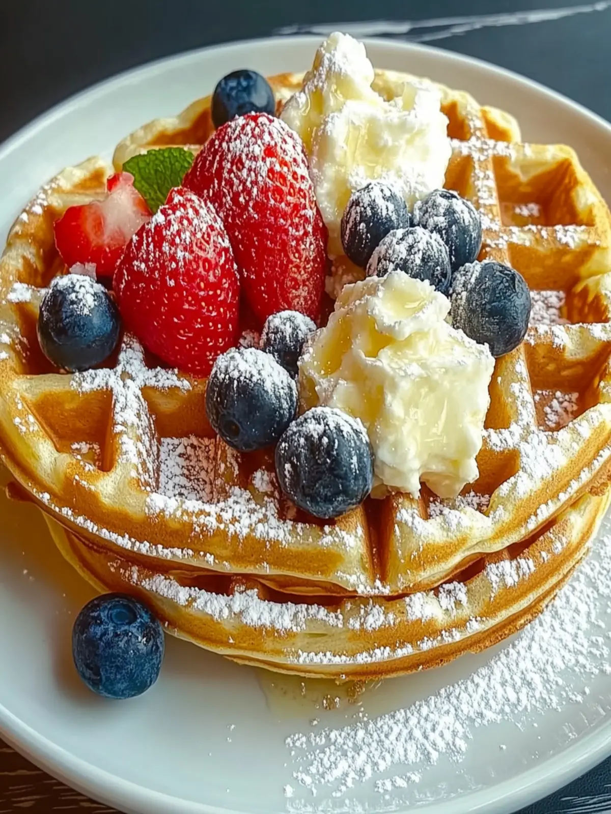 Perfect Fluffy Belgian-Style Classic Waffle Recipe Just for You 2 Fluffy Belgian-Style Classic Waffle
