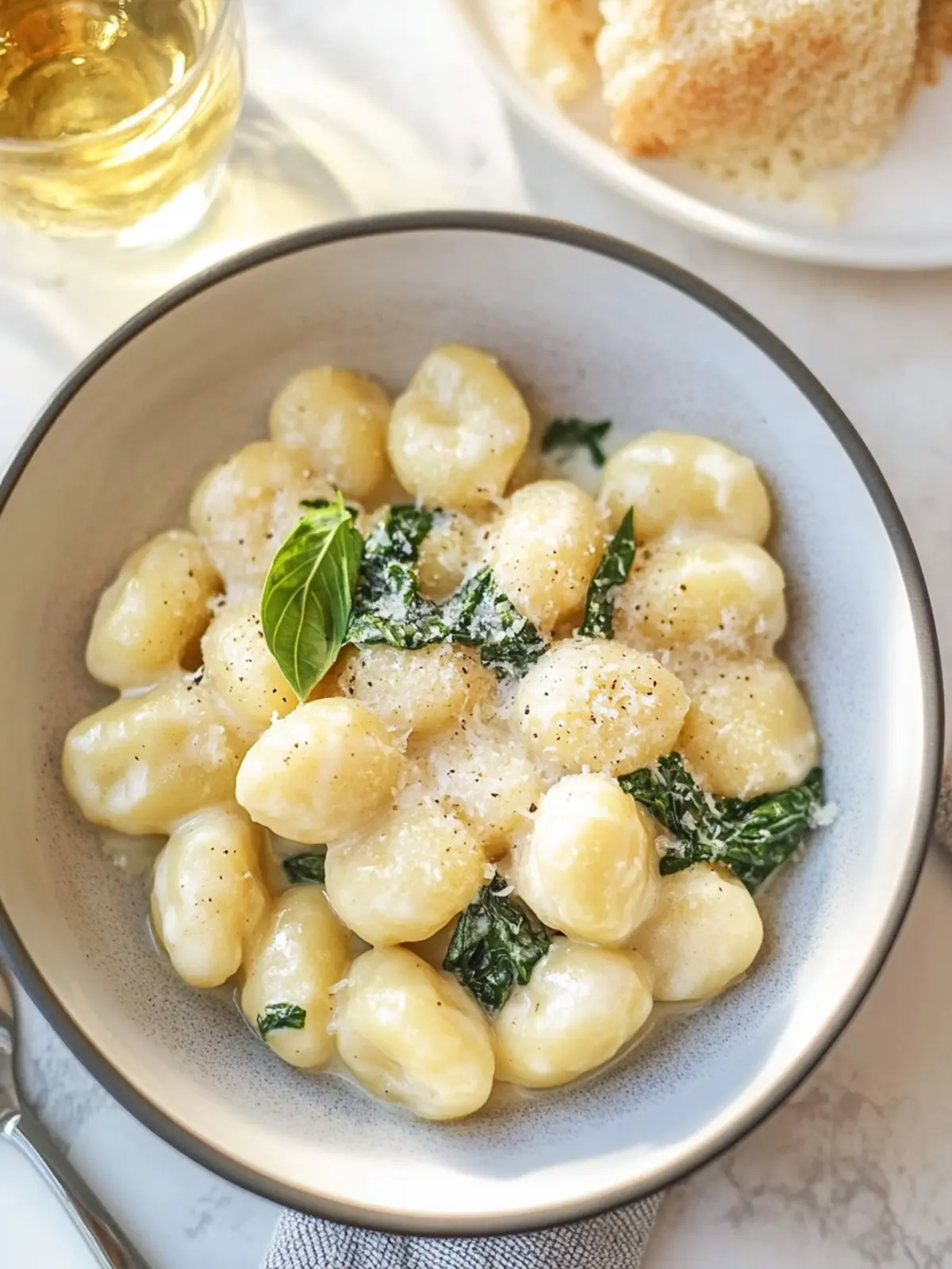 Creamy White Wine Vegan Gnocchi: A Cozy Dinner Delight 2 Creamy White Wine Vegan Gnocchi