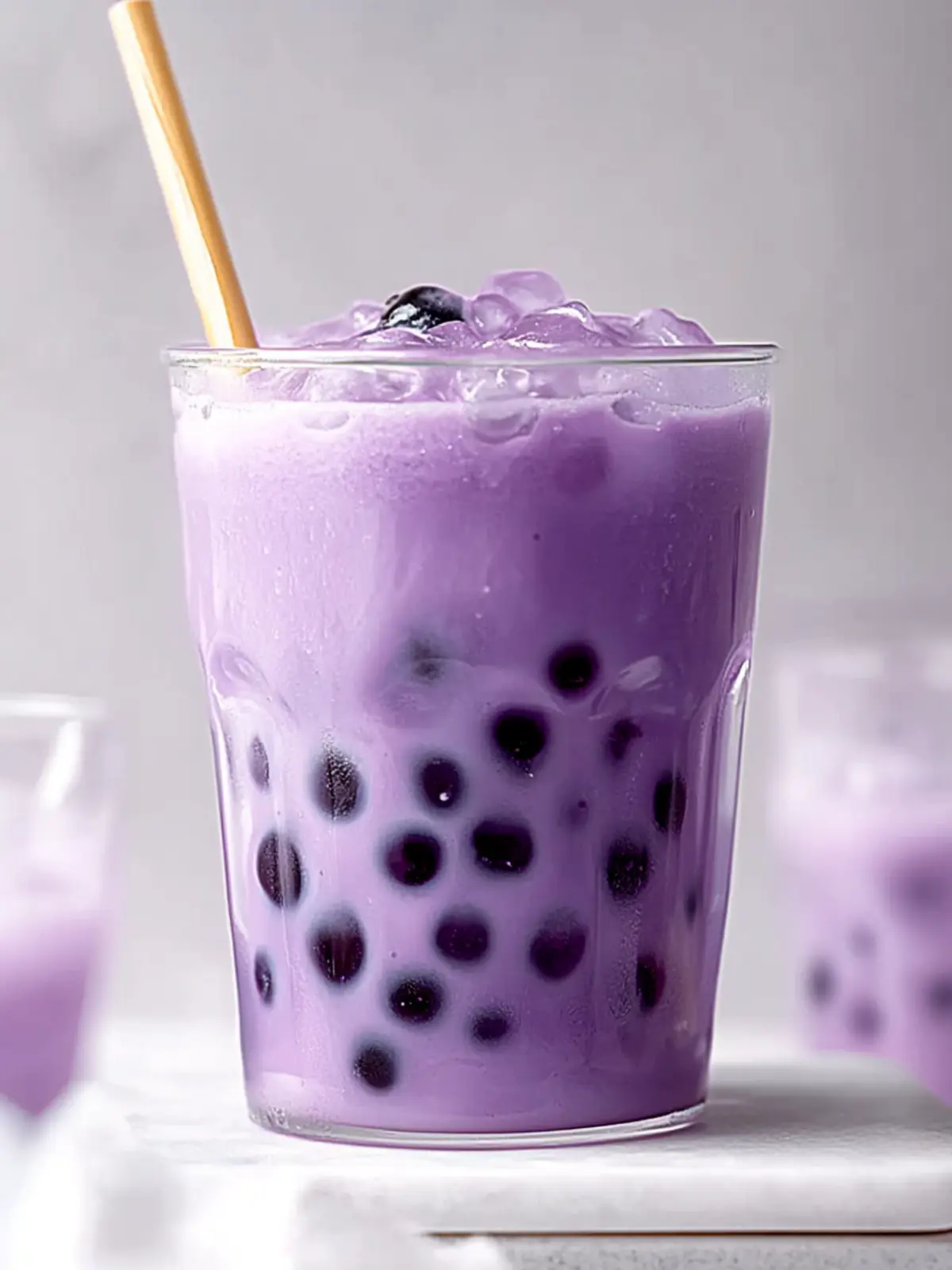 Creamy Purple Boba Tea Bliss - Sweeten Your Day! 4 Purple Boba Tea