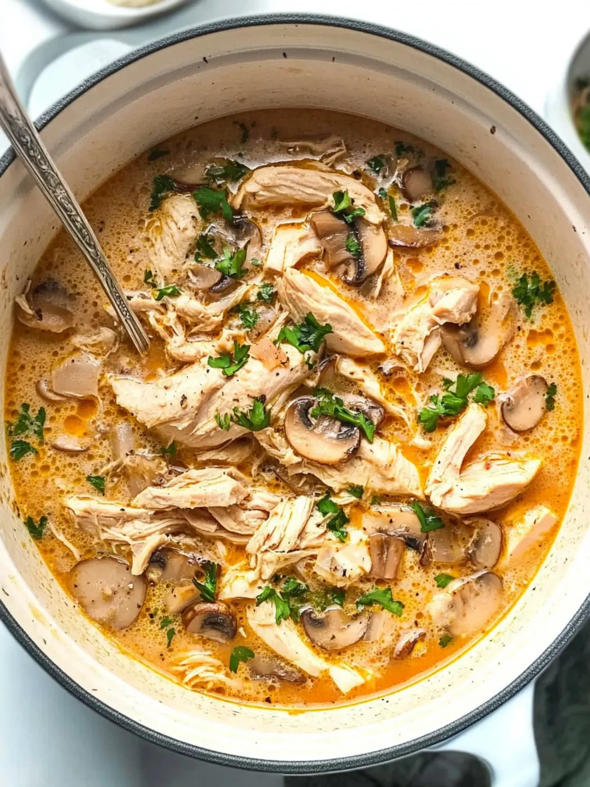 Creamy Rotisserie Chicken Mushroom Soup You'll Love 3 Rotisserie Chicken Mushroom Soup