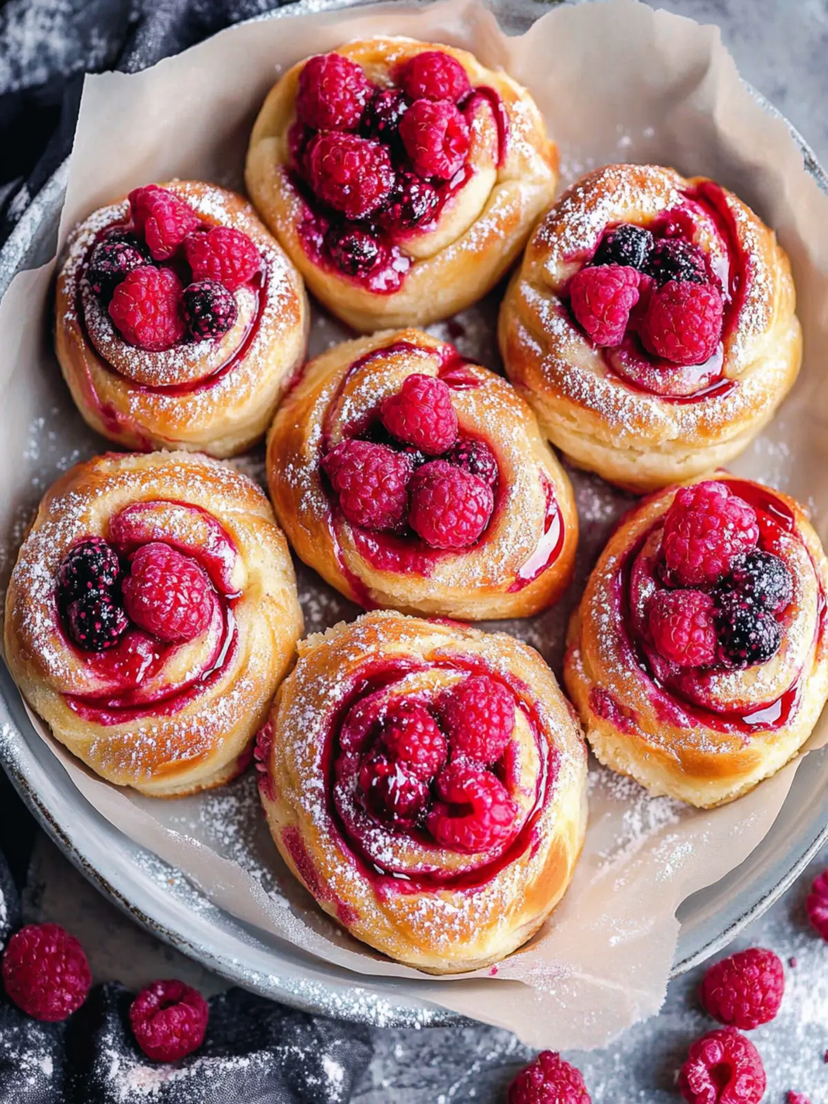 Irresistibly Soft Sweet Raspberry Buns to Brighten Your Day 3 Sweet Raspberry Buns