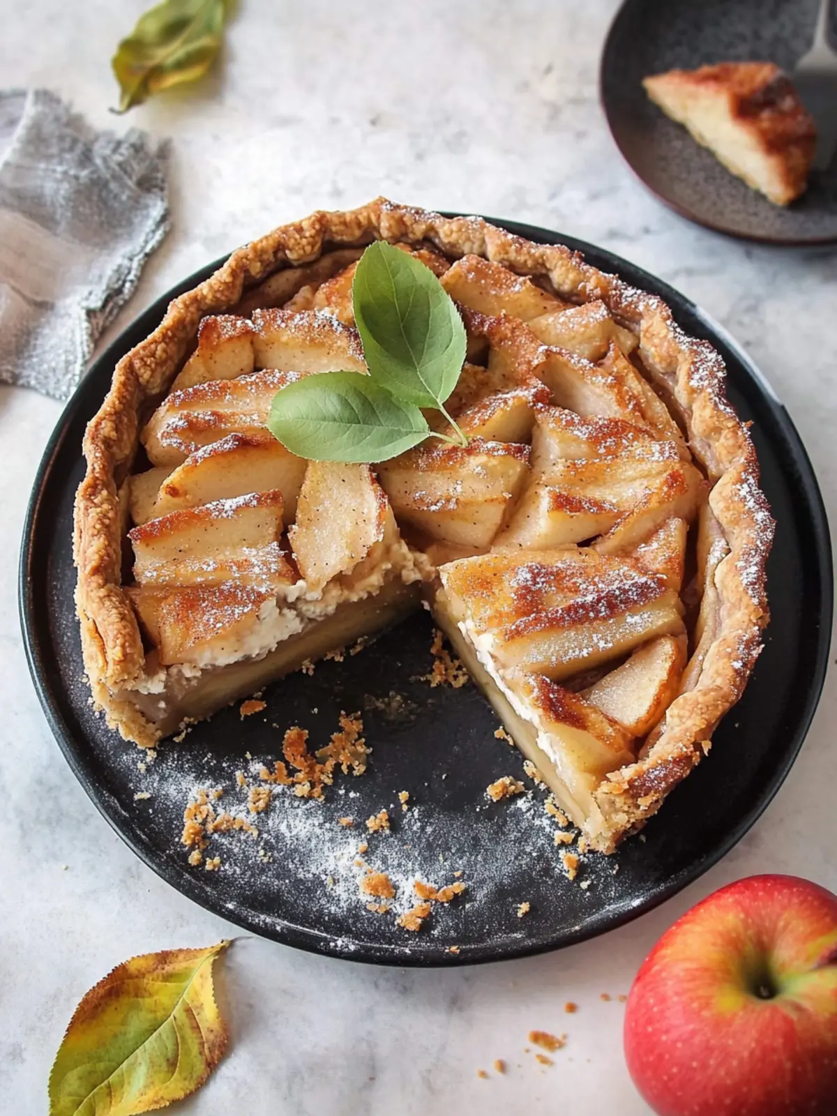 Irresistible Vegan Ricotta Apple Pie to Satisfy Your Cravings 3 Vegan Ricotta Apple Pie