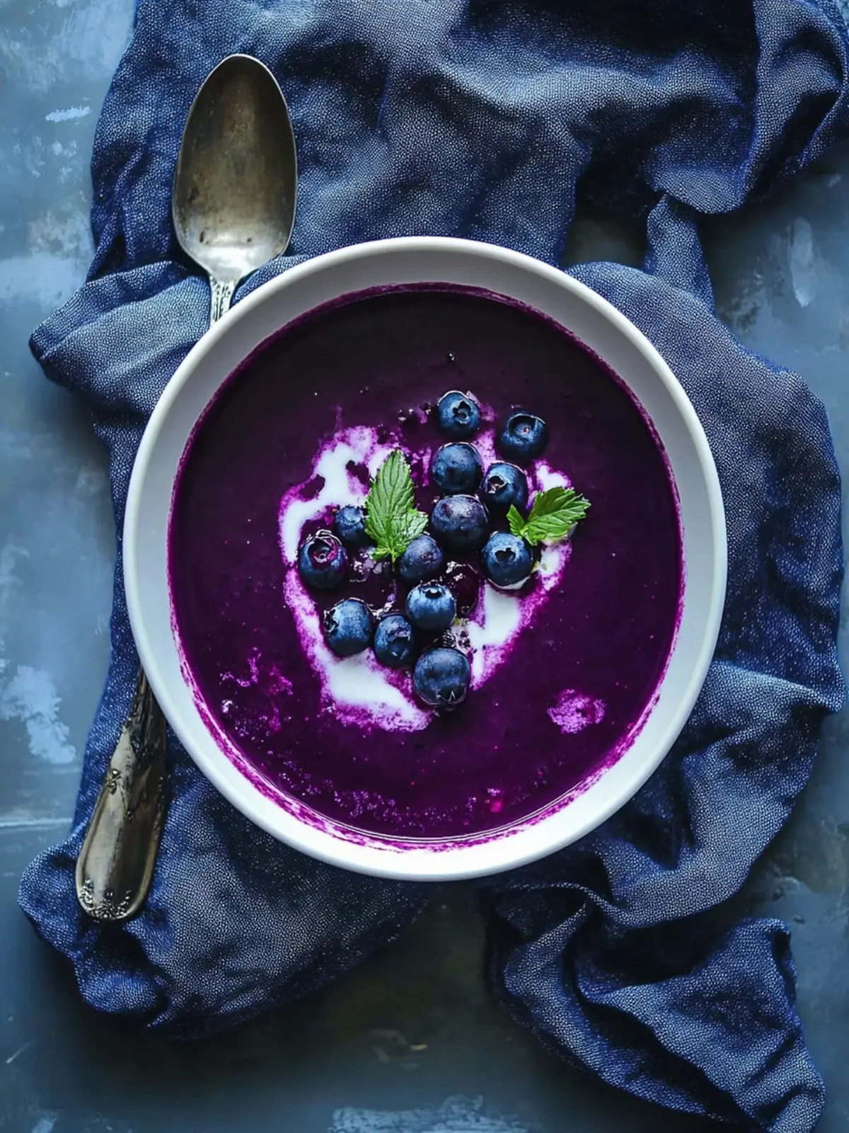 Refreshing Chilled Swedish Blueberry Soup for Summer Bliss 2 Chilled Swedish Blueberry Soup