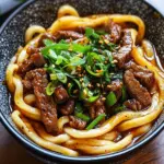 Savory Black Pepper Beef Udon in Just 30 Minutes! 10 Black Pepper Beef Udon