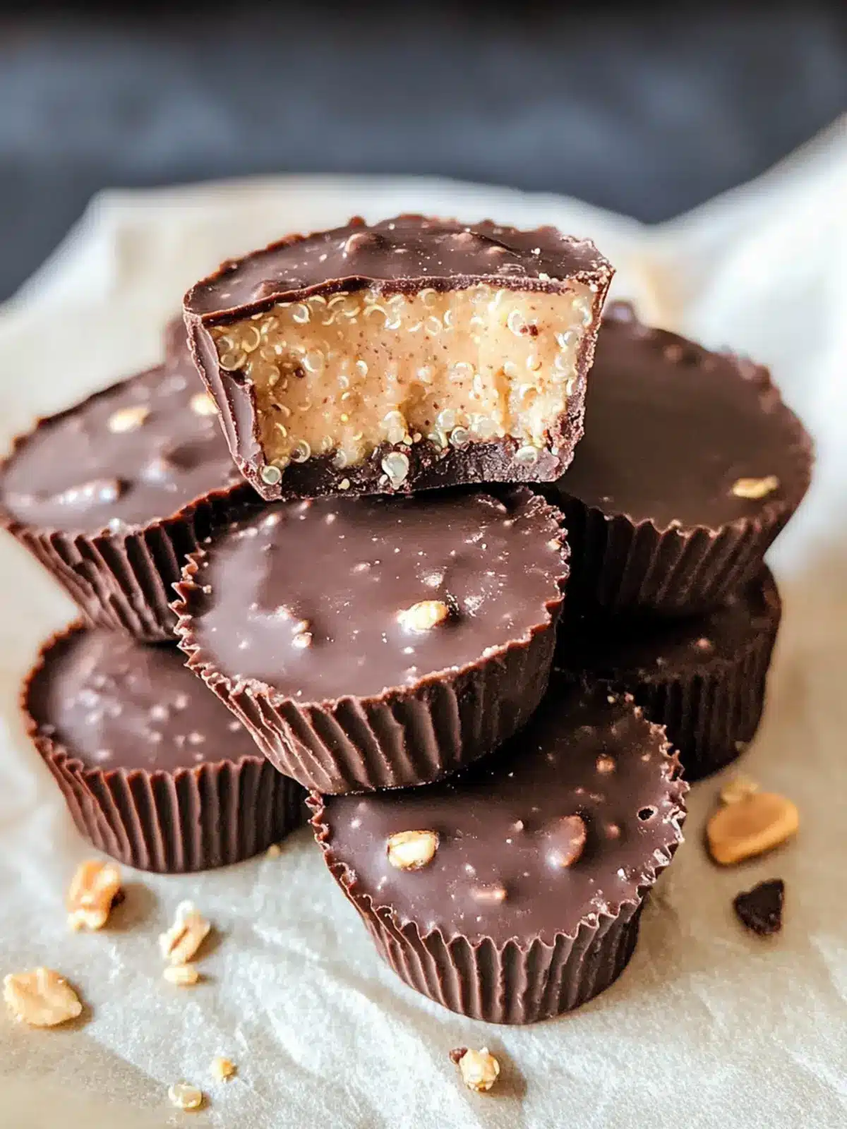 Decadent Quinoa Crunch Peanut Butter Cups You’ll Love 5 Quinoa Crunch Peanut Butter Cups