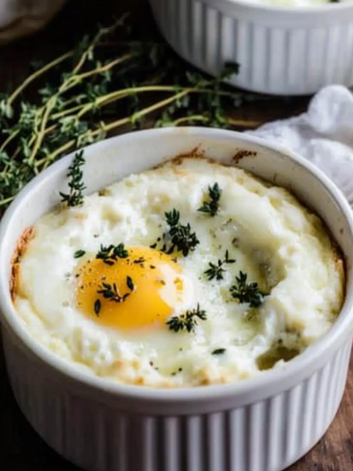 Delicious Baked Egg Ricotta Thyme Cups for a Cozy Brunch 5 Baked Egg Ricotta Thyme Cups