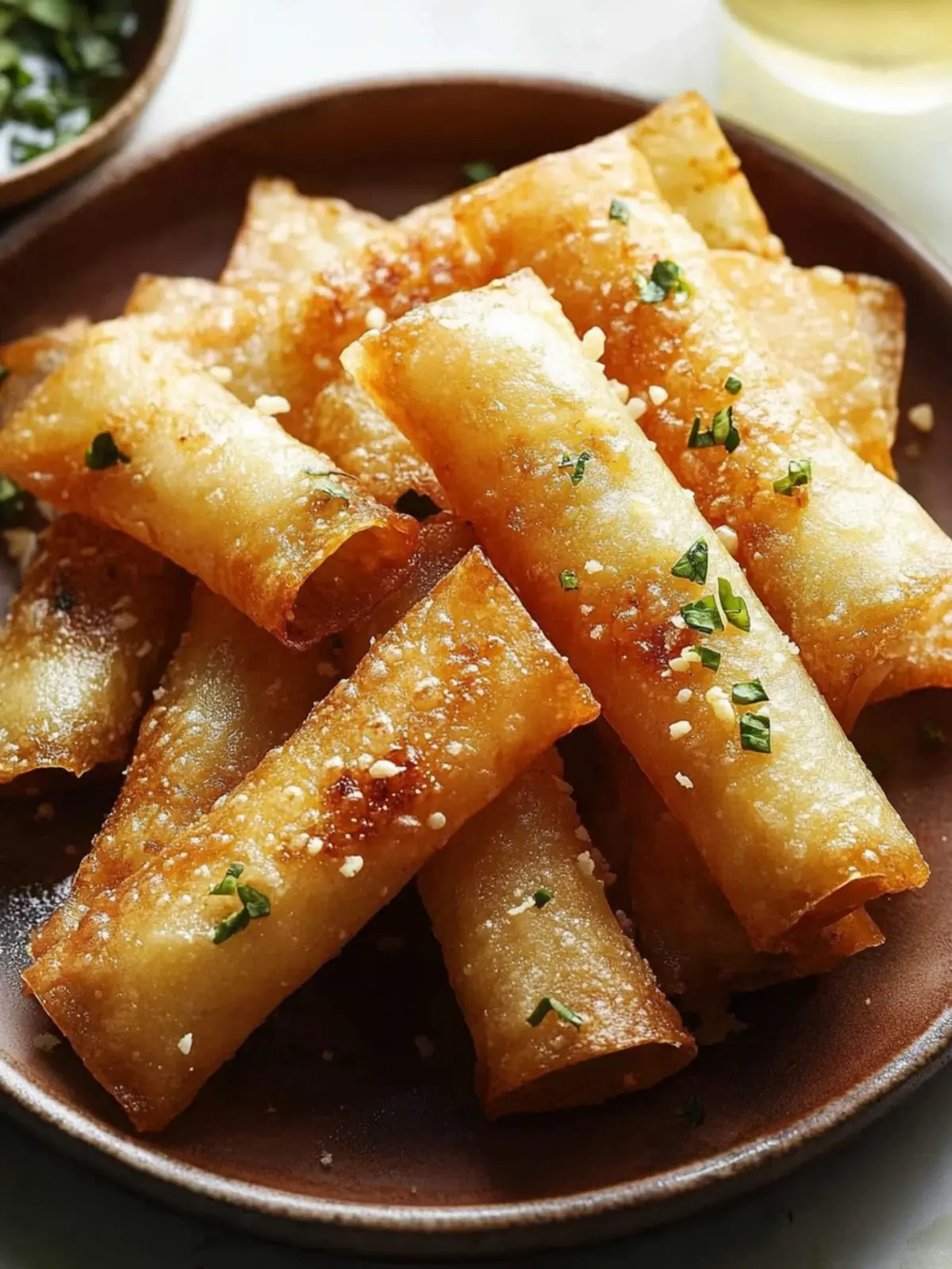 Crispy Garlic Lumpia Chips That Beat Fast Food Any Day 3 Crispy Garlic Lumpia Chips