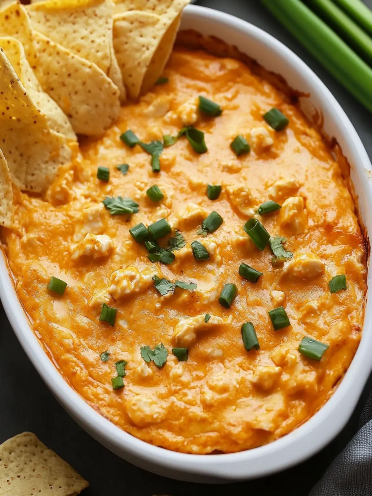 Zesty Cauliflower Buffalo Chicken Dip You'll Crave Forever 3 Cauliflower Buffalo Chicken Dip