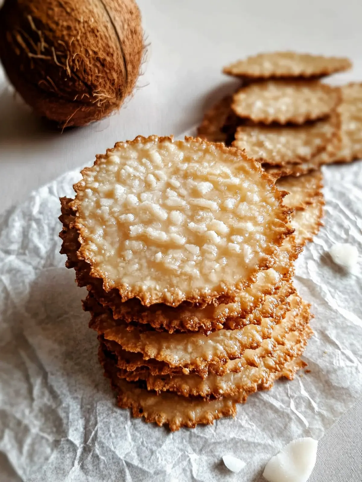 Coconut Thins: Irresistibly Crispy Treats You’ll Love to Bake 5 Coconut Thins