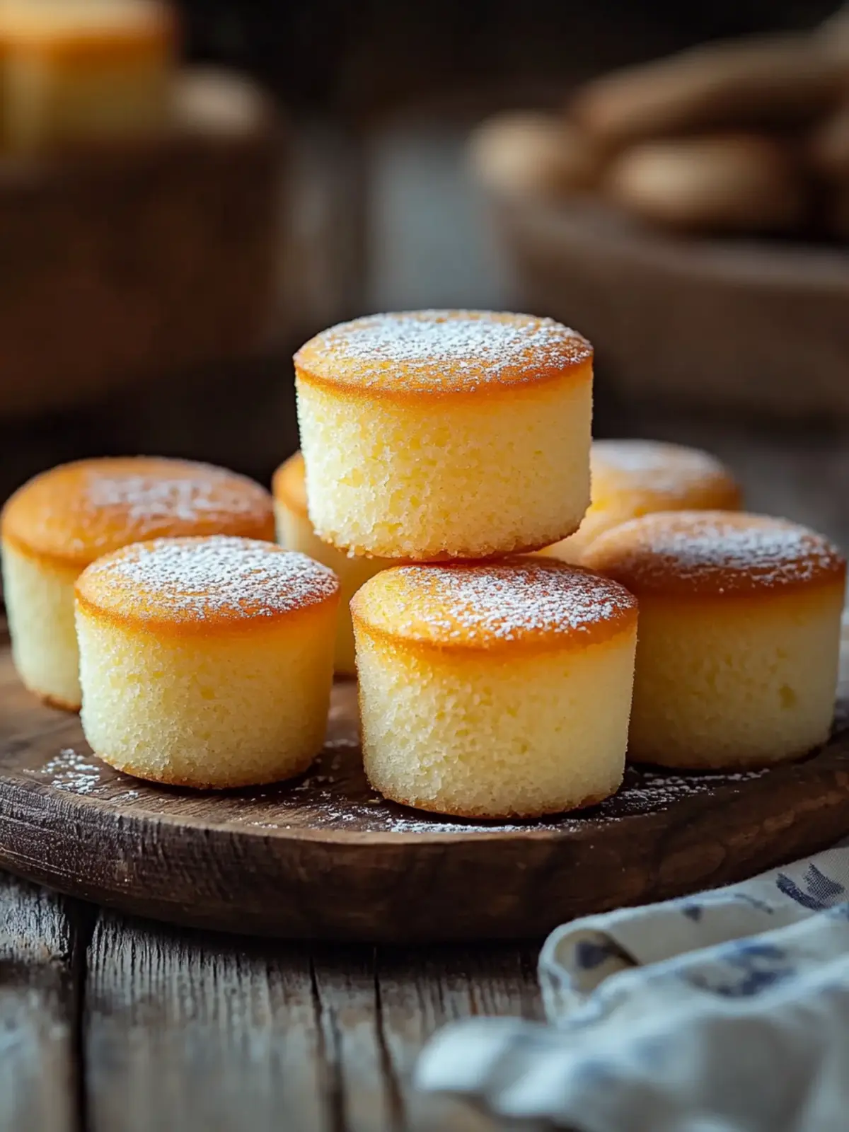 Mini Chinese Sponge Cakes for a Light and Fluffy Delight 5 Mini Chinese Sponge Cakes