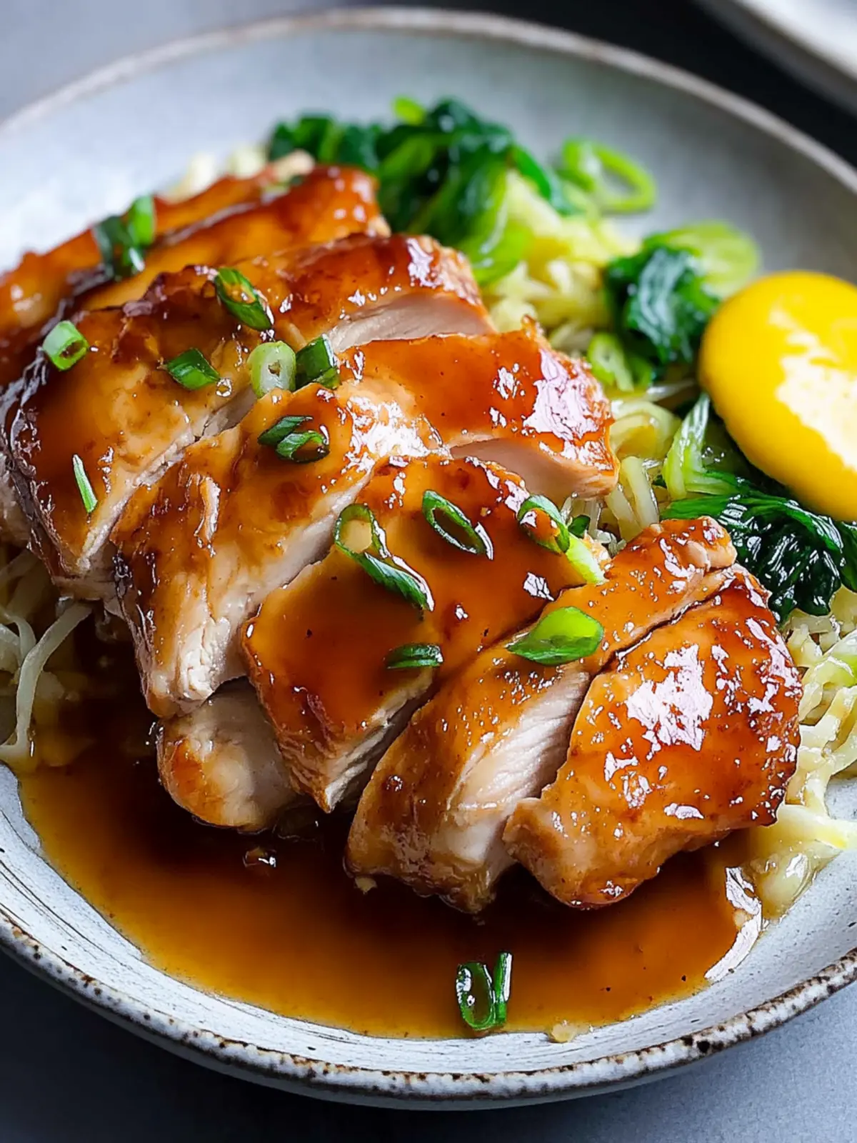 Delicious Ponzu Chicken with Sautéed Veggies and Rice 3 Ponzu Chicken