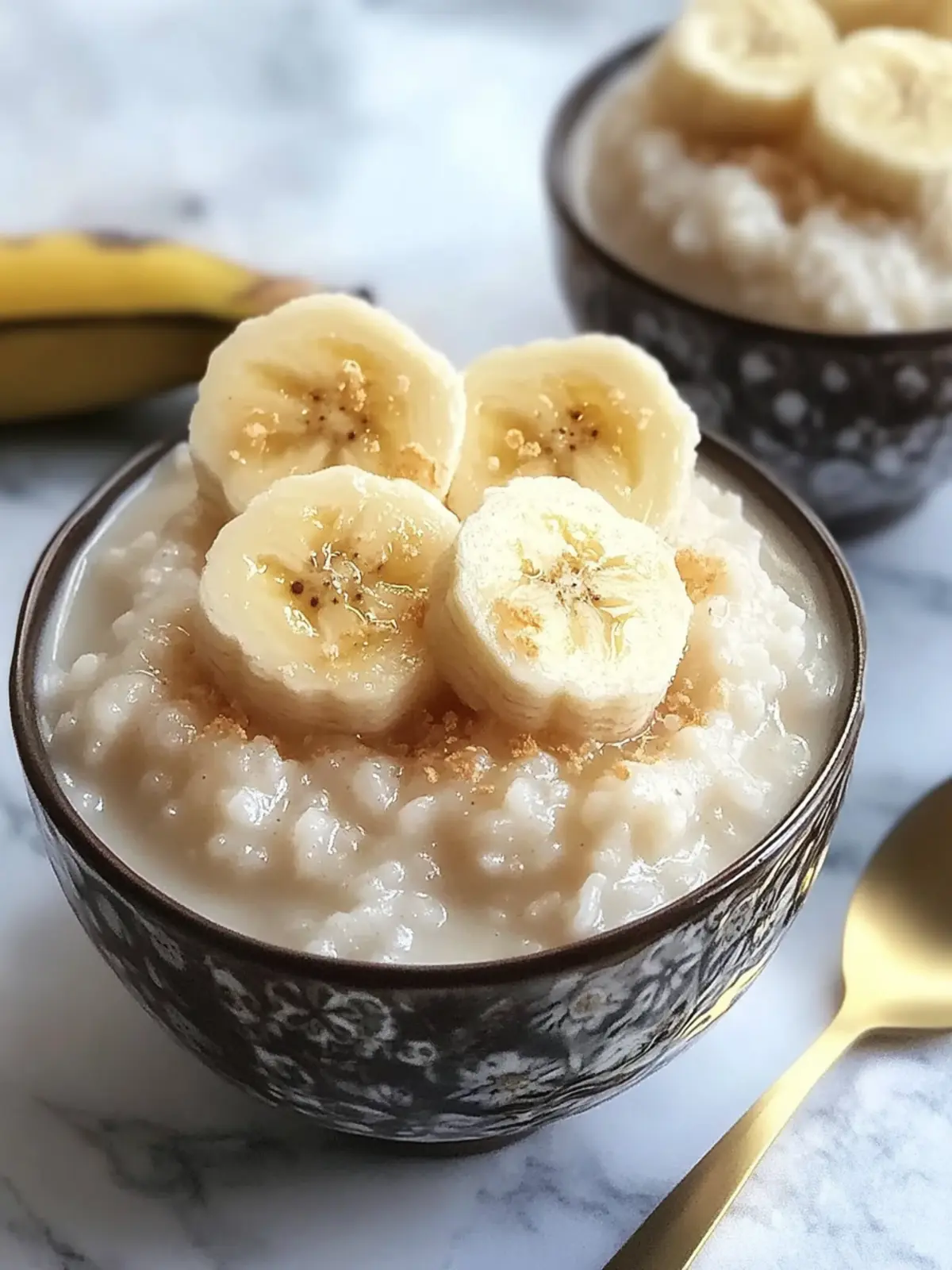 Creamy Japanese Banana Rice Pudding That’s Vegan & Guilt-Free 2 Japanese Banana Rice Pudding