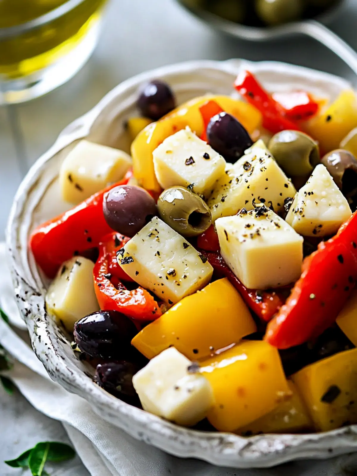 Zesty Marinated Cheese Peppers and Olives for Vibrant Snacking 5 Marinated Cheese Peppers and Olives