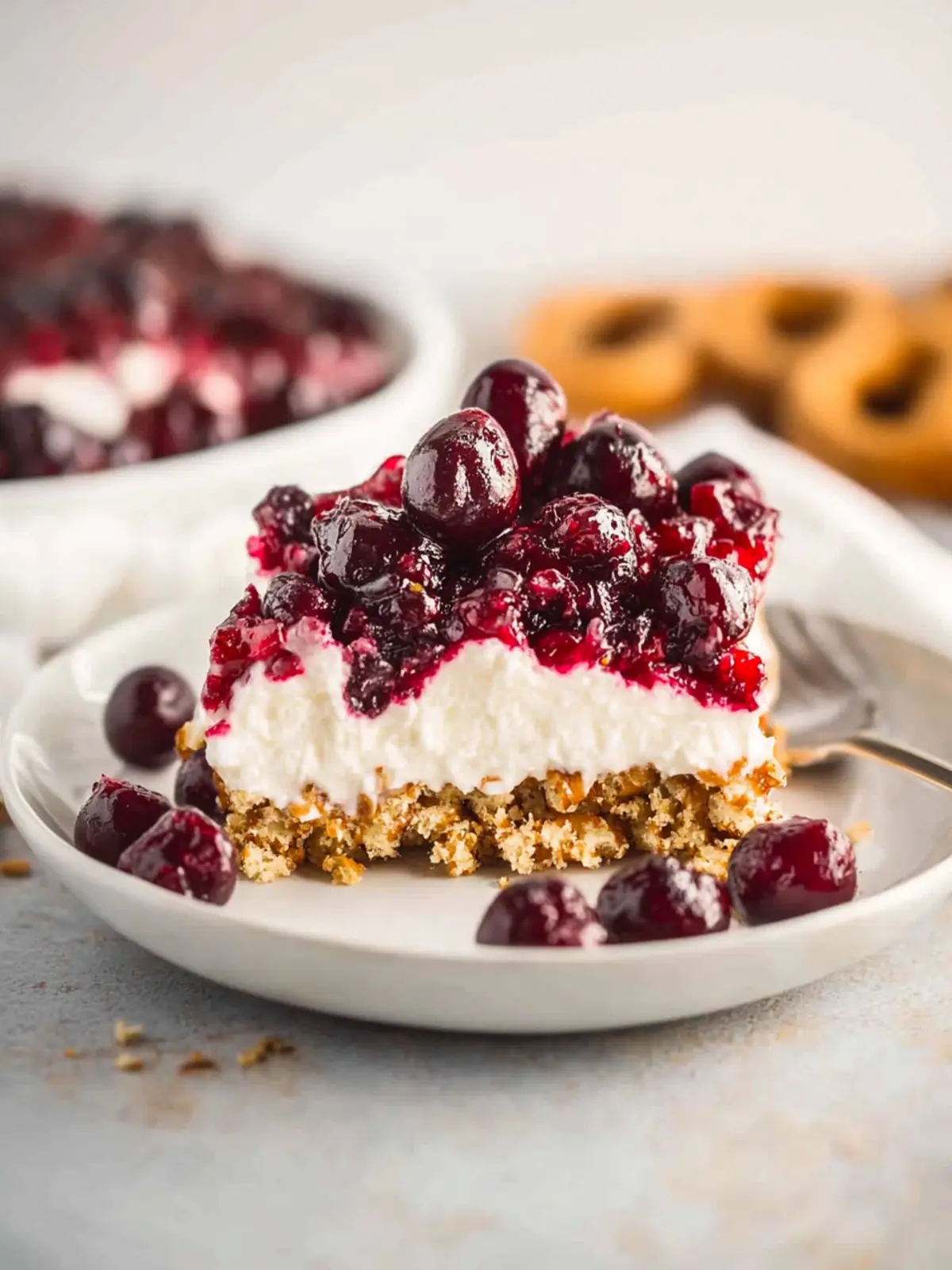 Cranberry Pretzel Salad: Sweet and Salty Bliss Awaits You 3 Cranberry Pretzel Salad