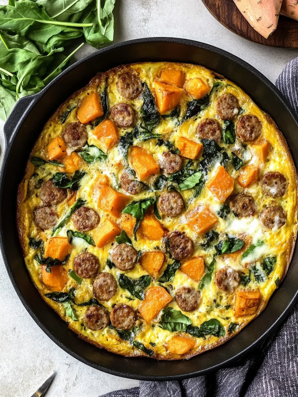 Delicious Sweet Potato Sausage Frittata for Easy Meal Prep 4 Sweet Potato Sausage Frittata