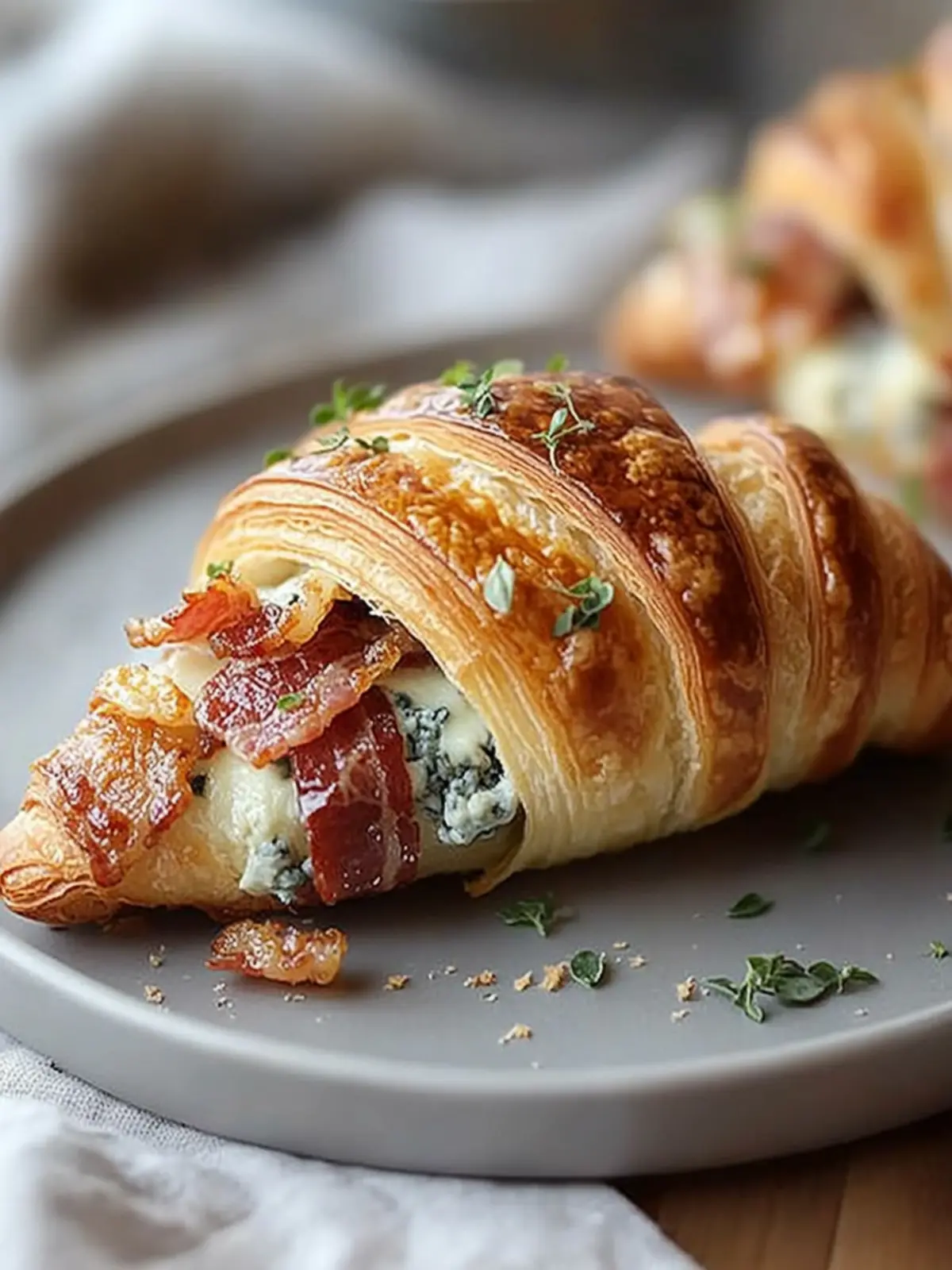 Irresistible Bacon Blue Cheese Croissant You'll Crave Daily 4 Bacon Blue Cheese Croissant