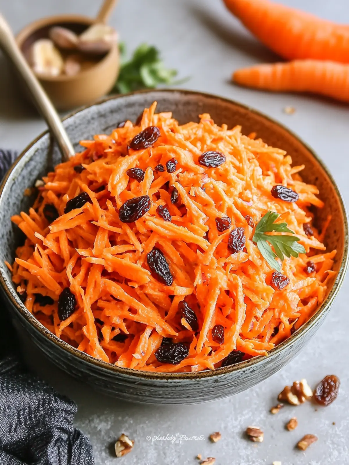 Delicious Carrot Raisin Salad for a Fresh, Crunchy Twist 3 Carrot Raisin Salad