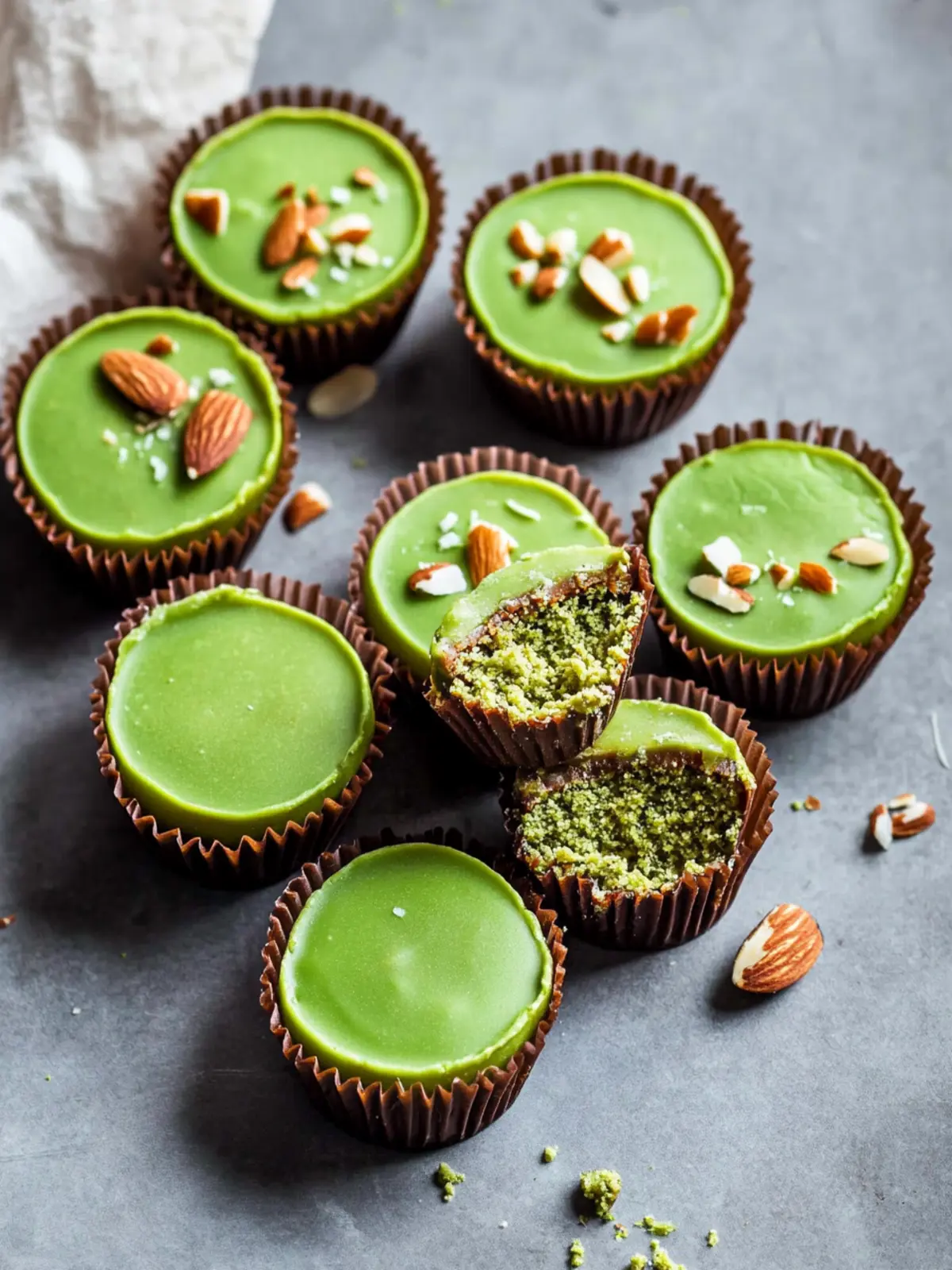 Irresistible Matcha Coconut Almond Butter Cups for Sweet Cravings 4 Matcha Coconut Almond Butter Cups