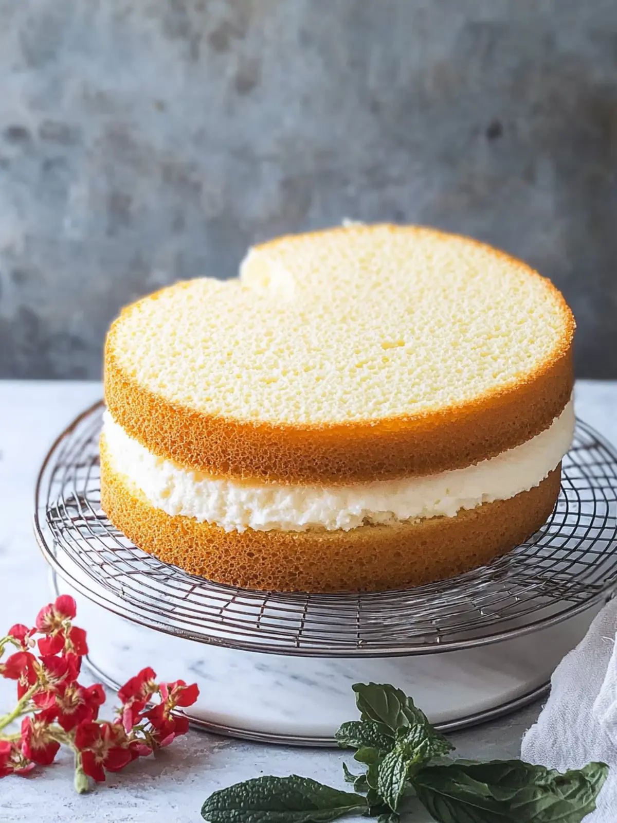 Deliciously Light Genoise Sponge for Your Dream Desserts 2 Genoise Sponge