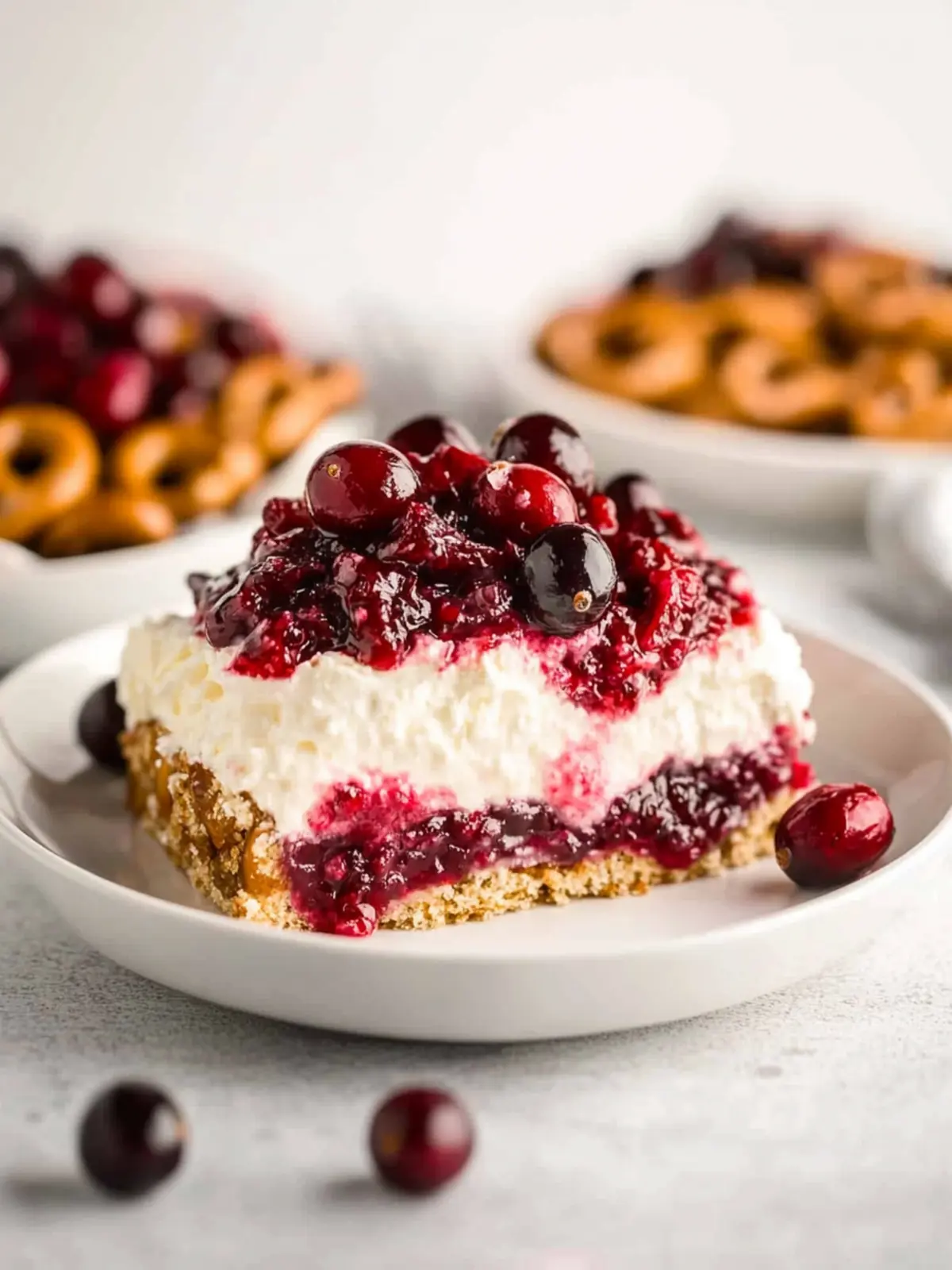 Cranberry Pretzel Salad: Sweet and Salty Bliss Awaits You 4 Cranberry Pretzel Salad