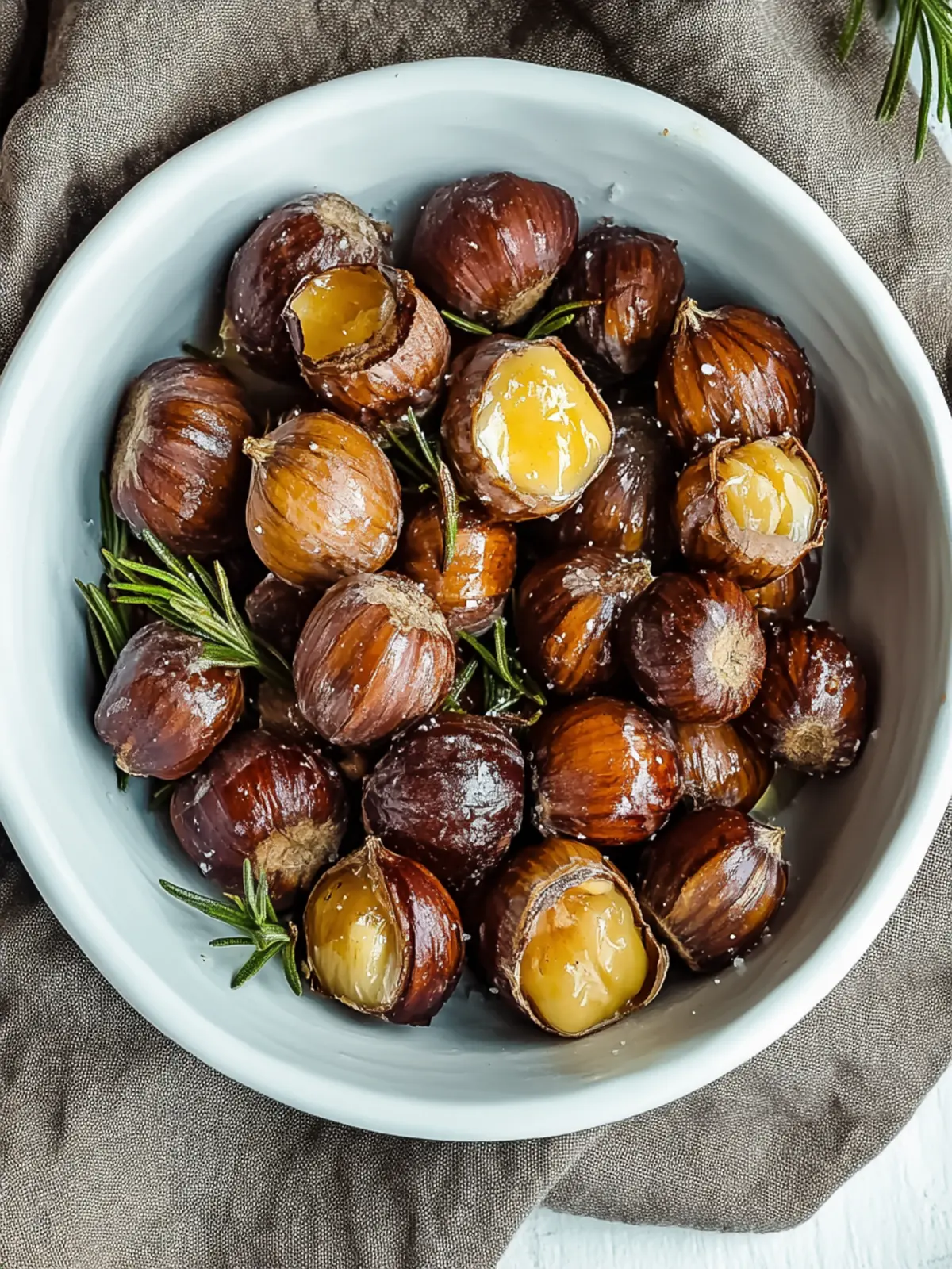 Warm Up with Roasted Chestnuts with Butter and Rosemary Delights 4 Roasted Chestnuts with Butter and Rosemary